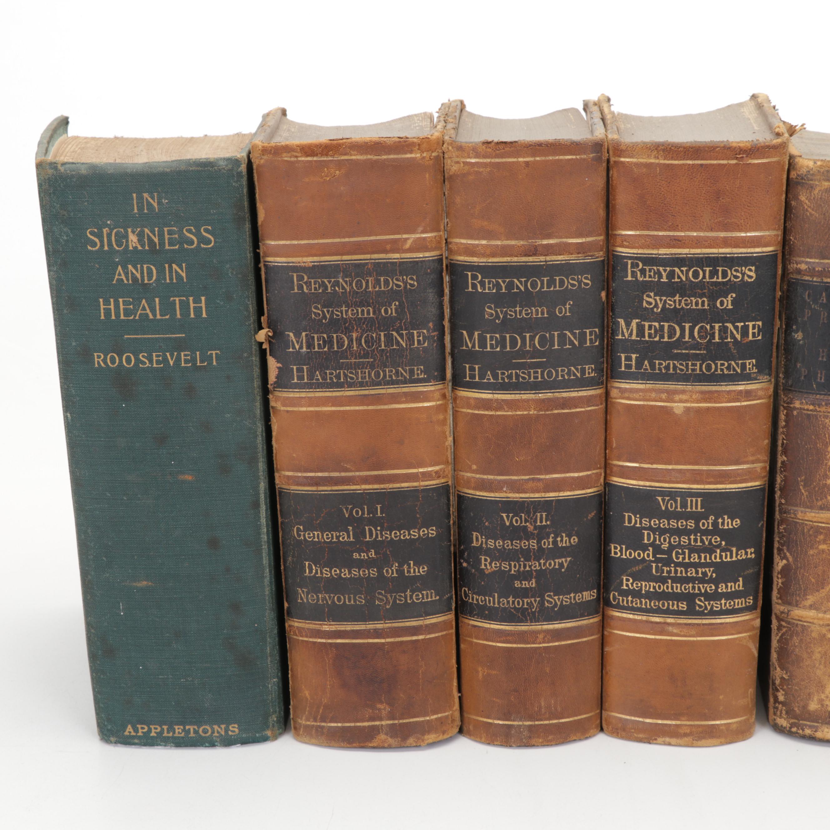 Medical Equipment Supplies and Books Featuring "In Sickness And In Health"