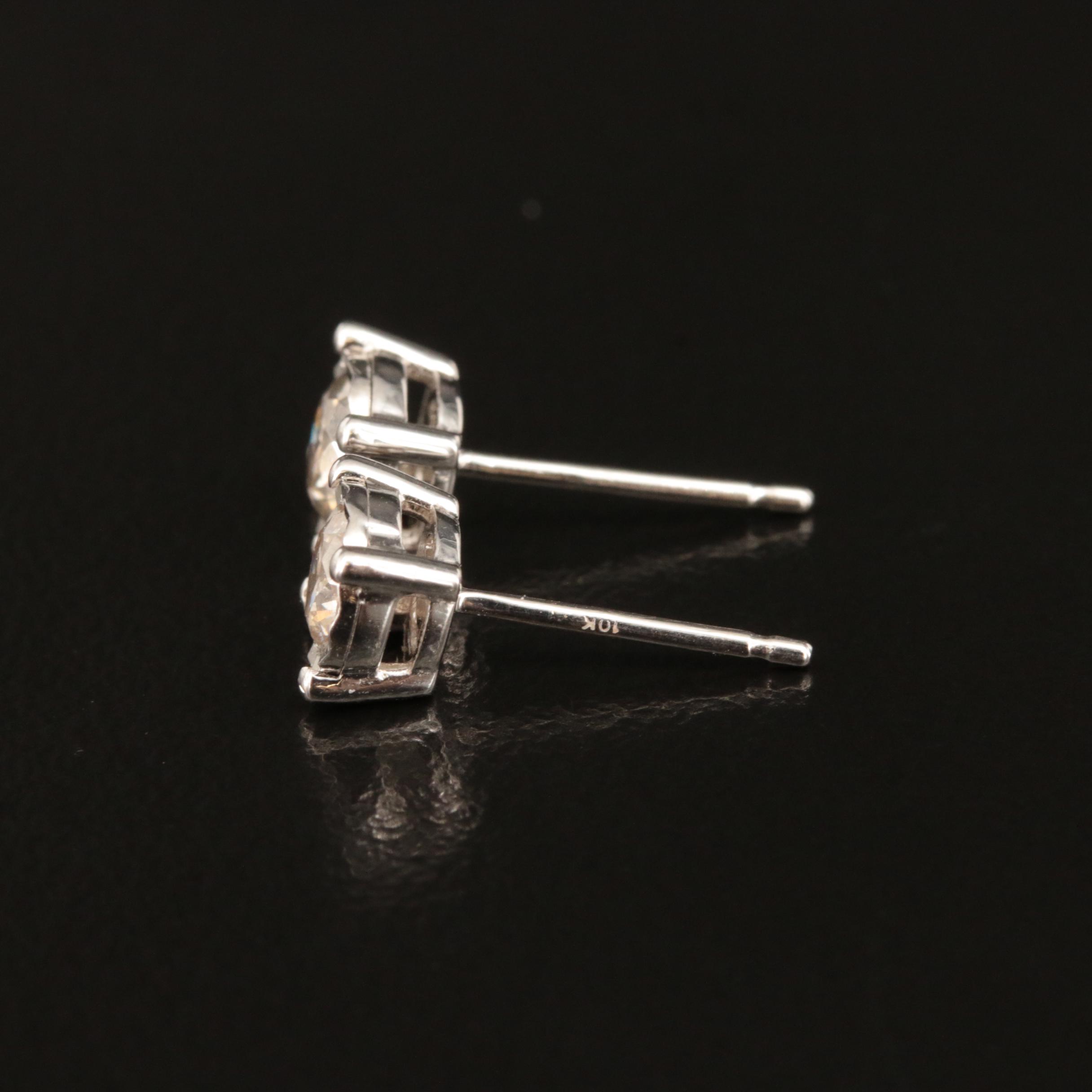 10K 0.60 CTW Diamond Stud Earrings