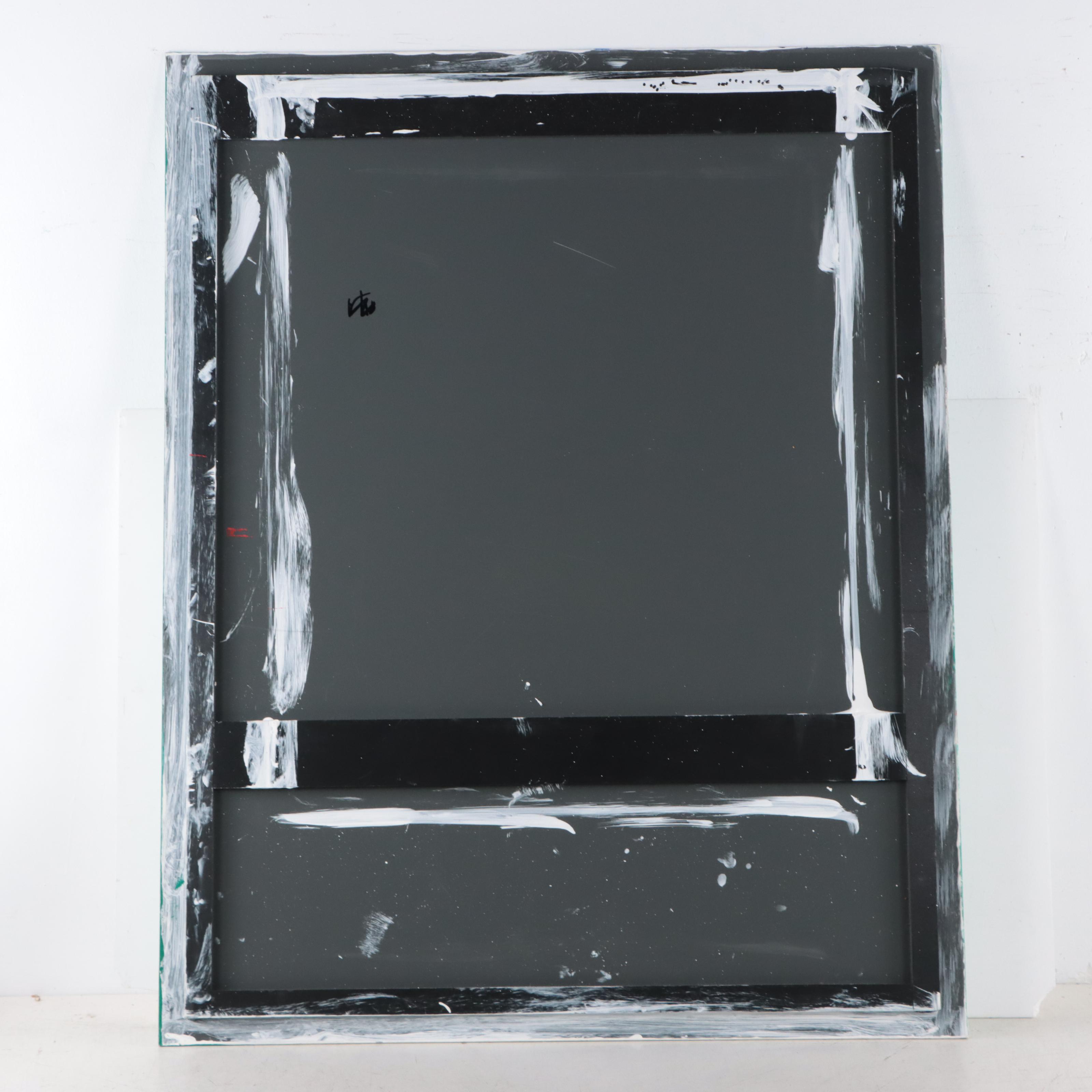 Rhee Lightner Mixed Media Painting of Bryan Cranston, 21st Century