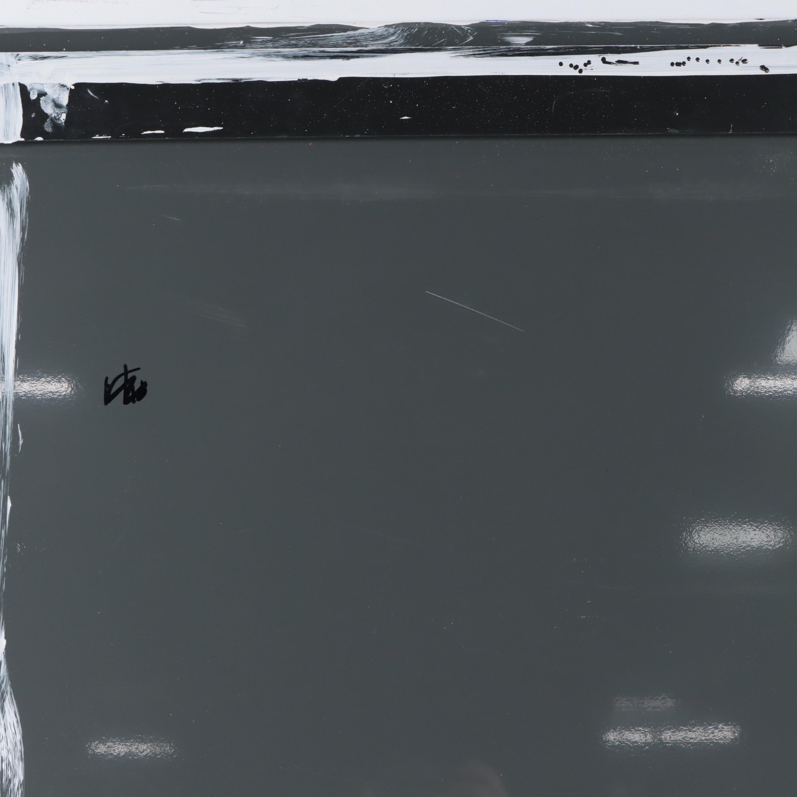 Rhee Lightner Mixed Media Painting of Bryan Cranston, 21st Century