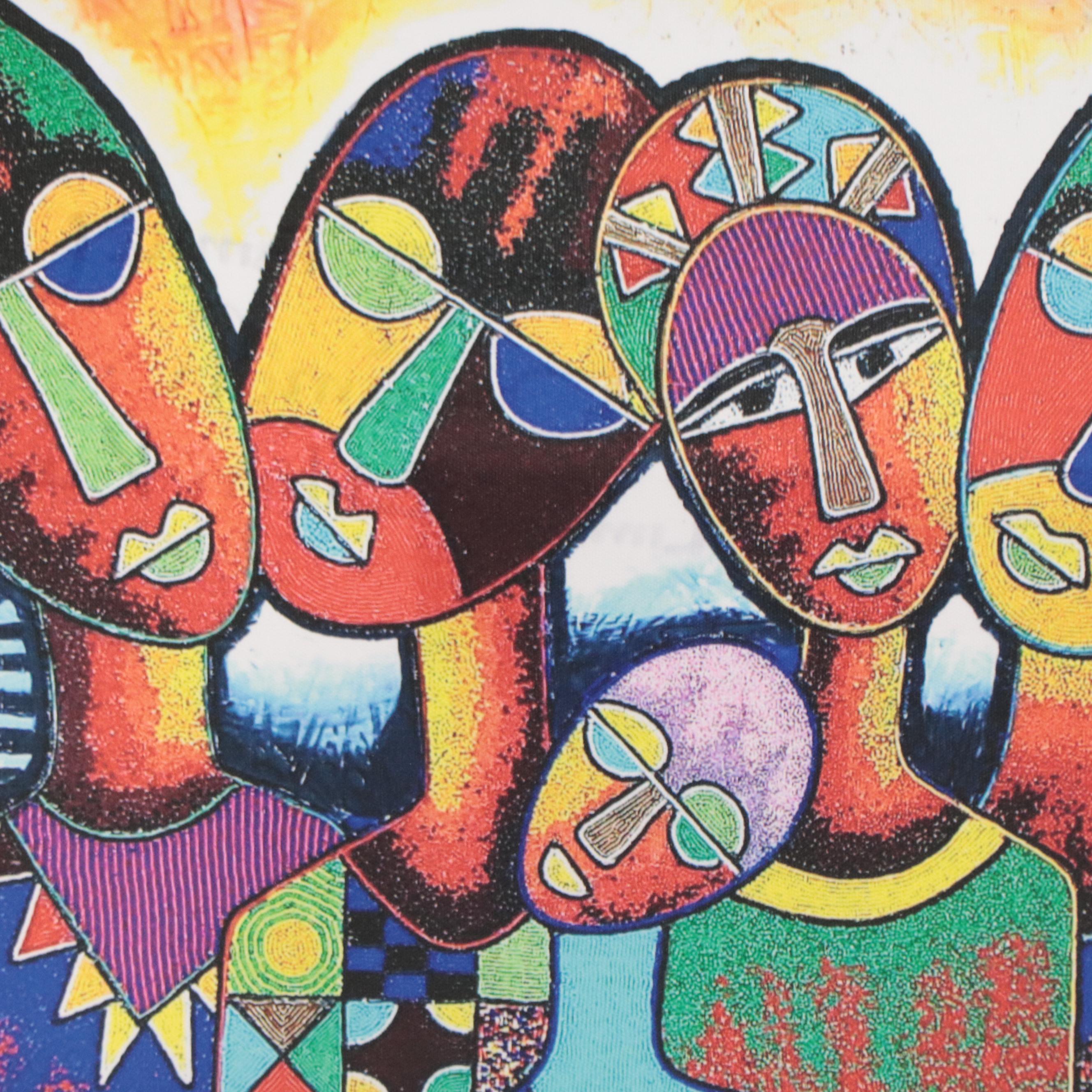 Chief Jimoh Buraimoh Giclée "Strong Family," 2023