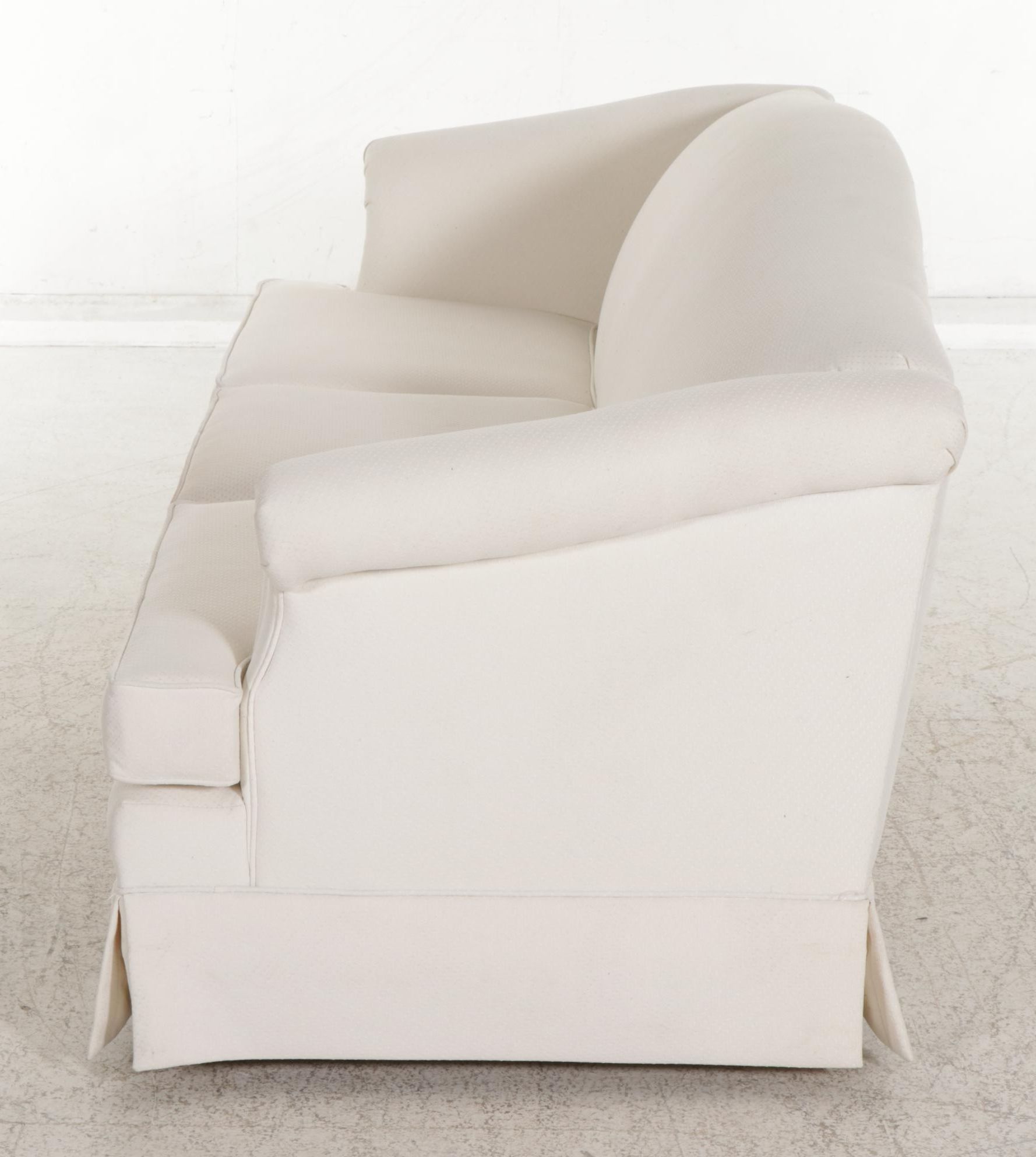 Fine Designs Chippendale Style Camelback Upholstered Sofa, Late 20th Century