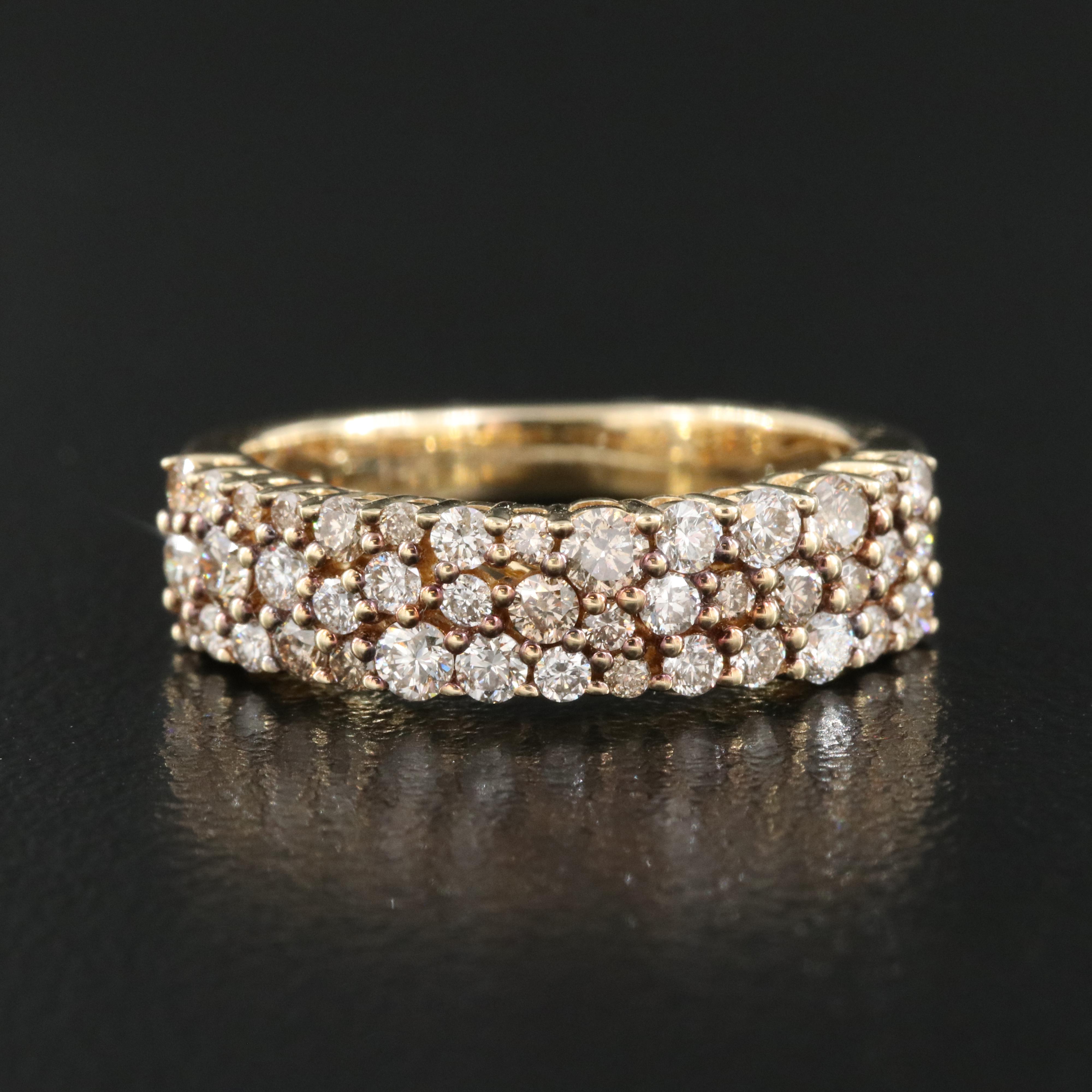 14K 1.05 CTW Diamond Band