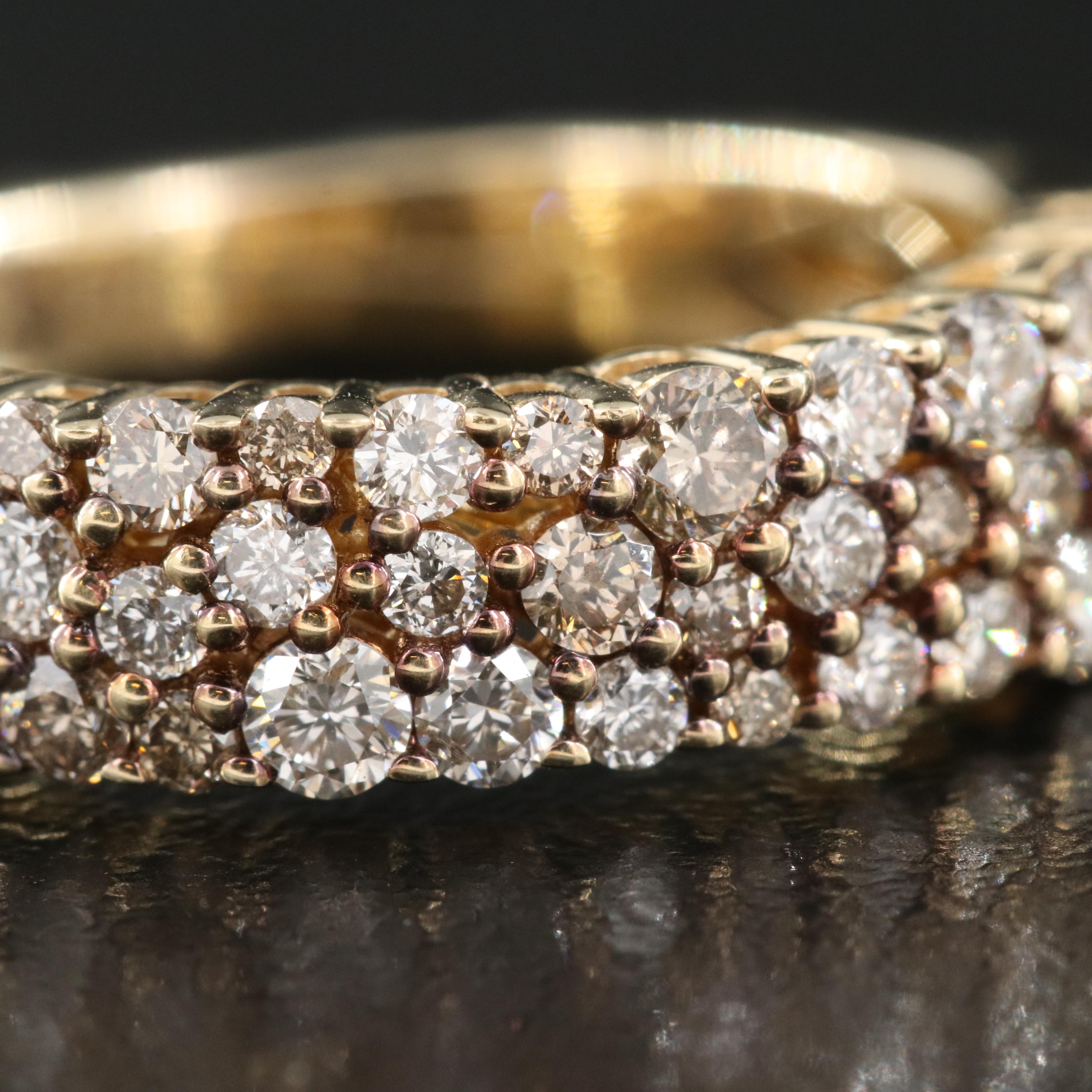 14K 1.05 CTW Diamond Band