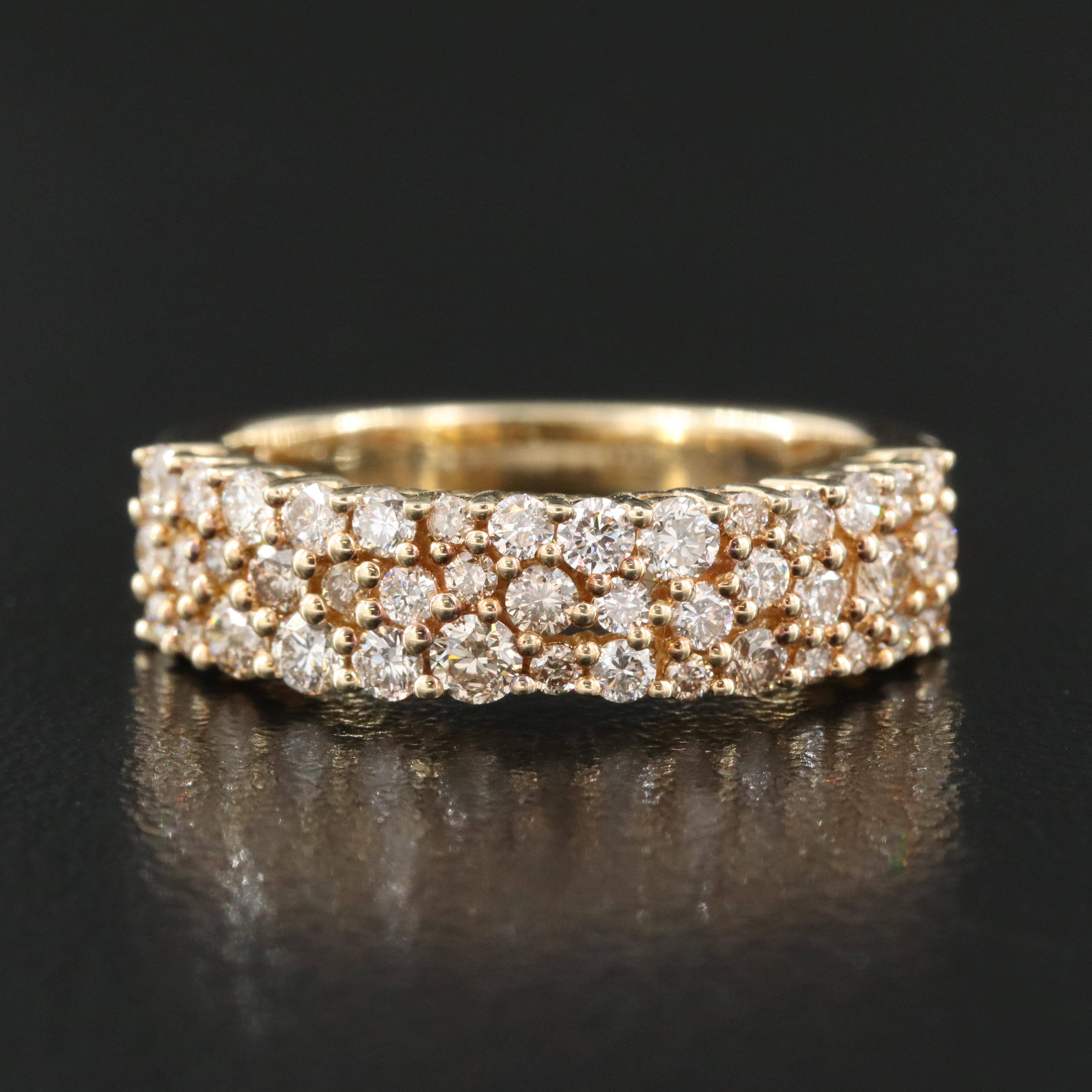 14K 1.05 CTW Diamond Band