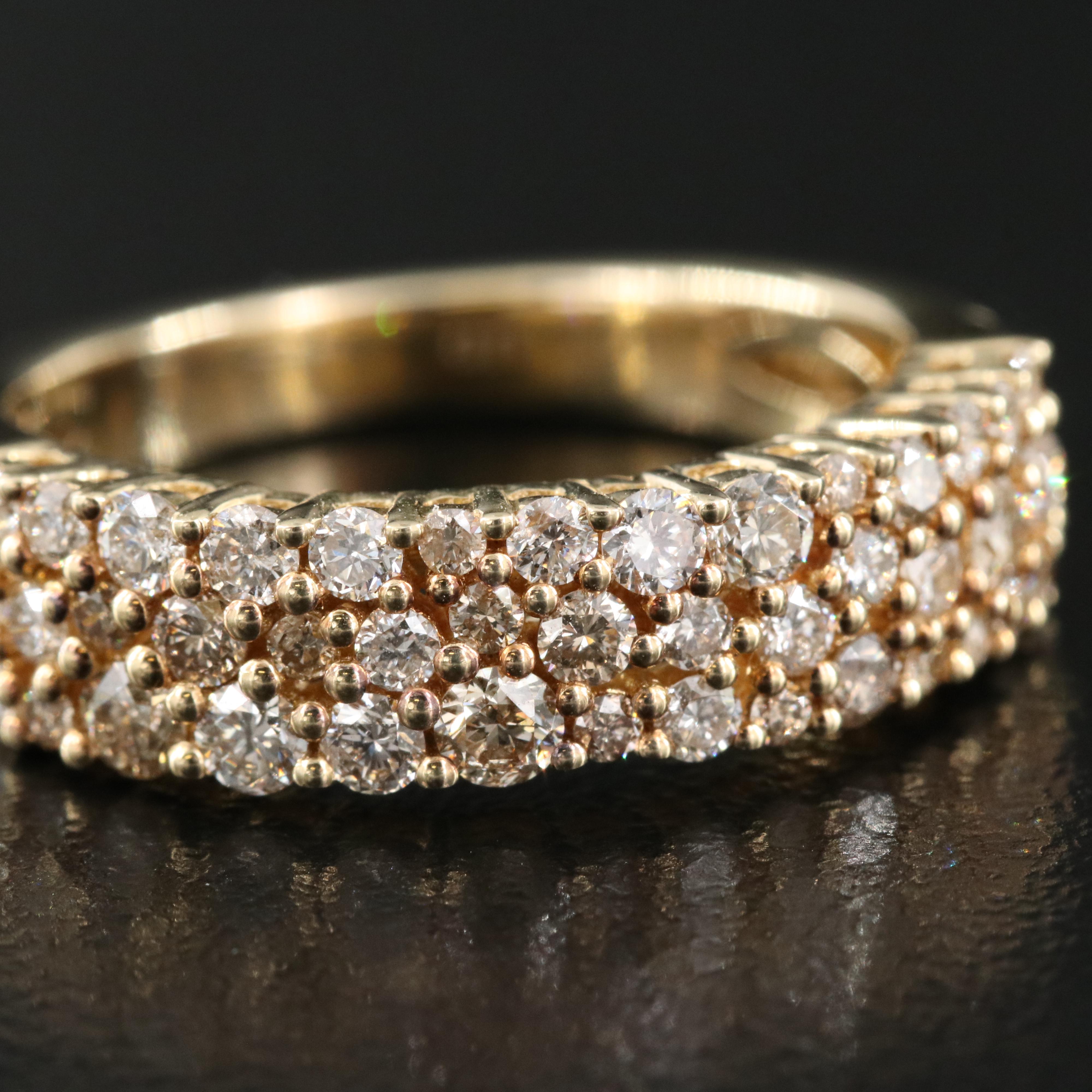 14K 1.05 CTW Diamond Band