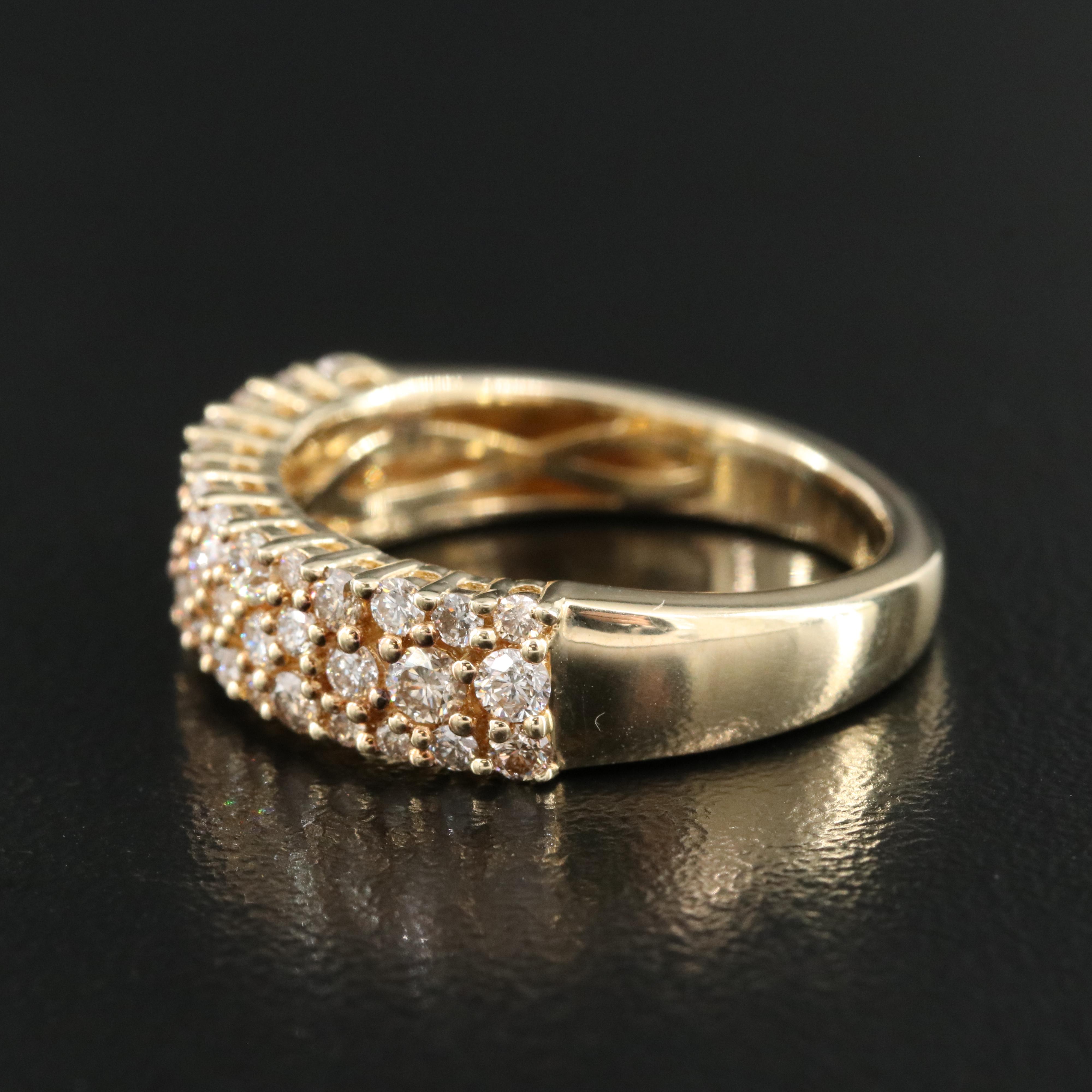 14K 1.05 CTW Diamond Band