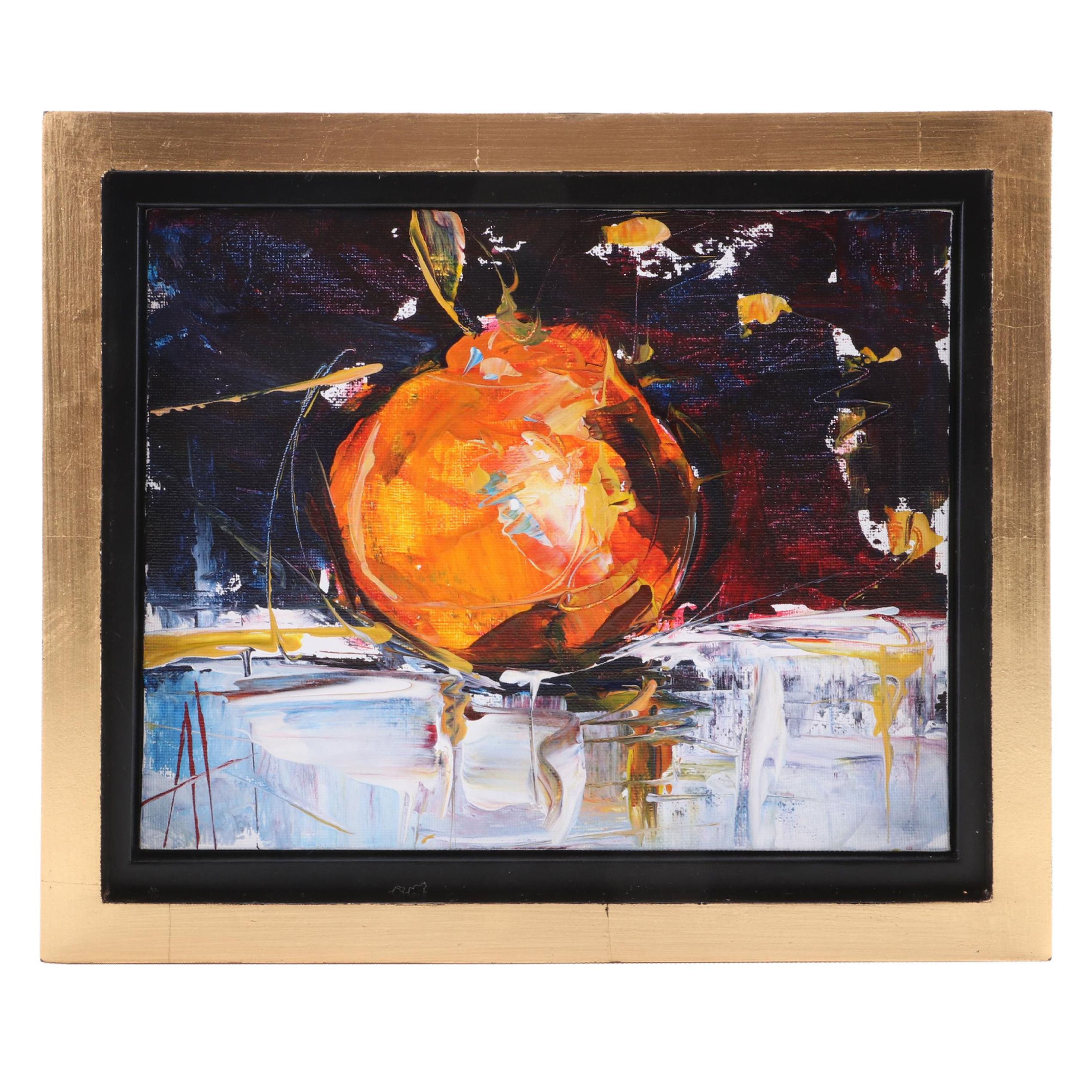 Anne Thouthip Acrylic Painting "Tangelo Orange," 2020