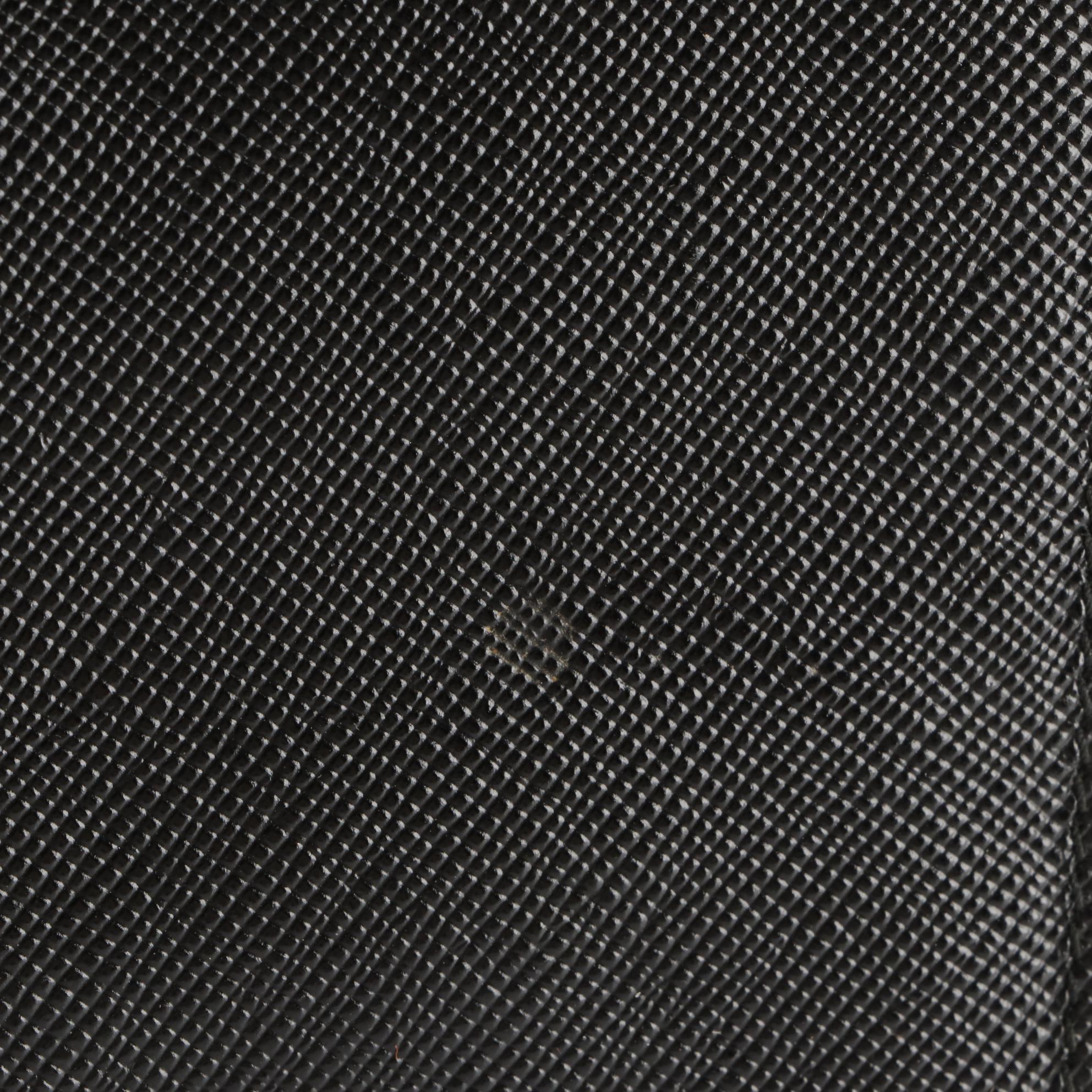 Prada Saffiano Leather Checkbook Cover