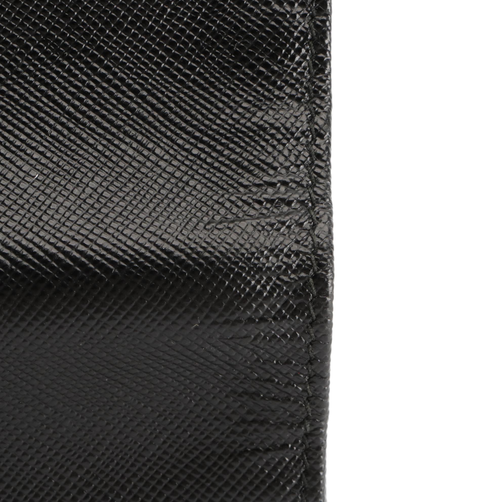 Prada Saffiano Leather Checkbook Cover