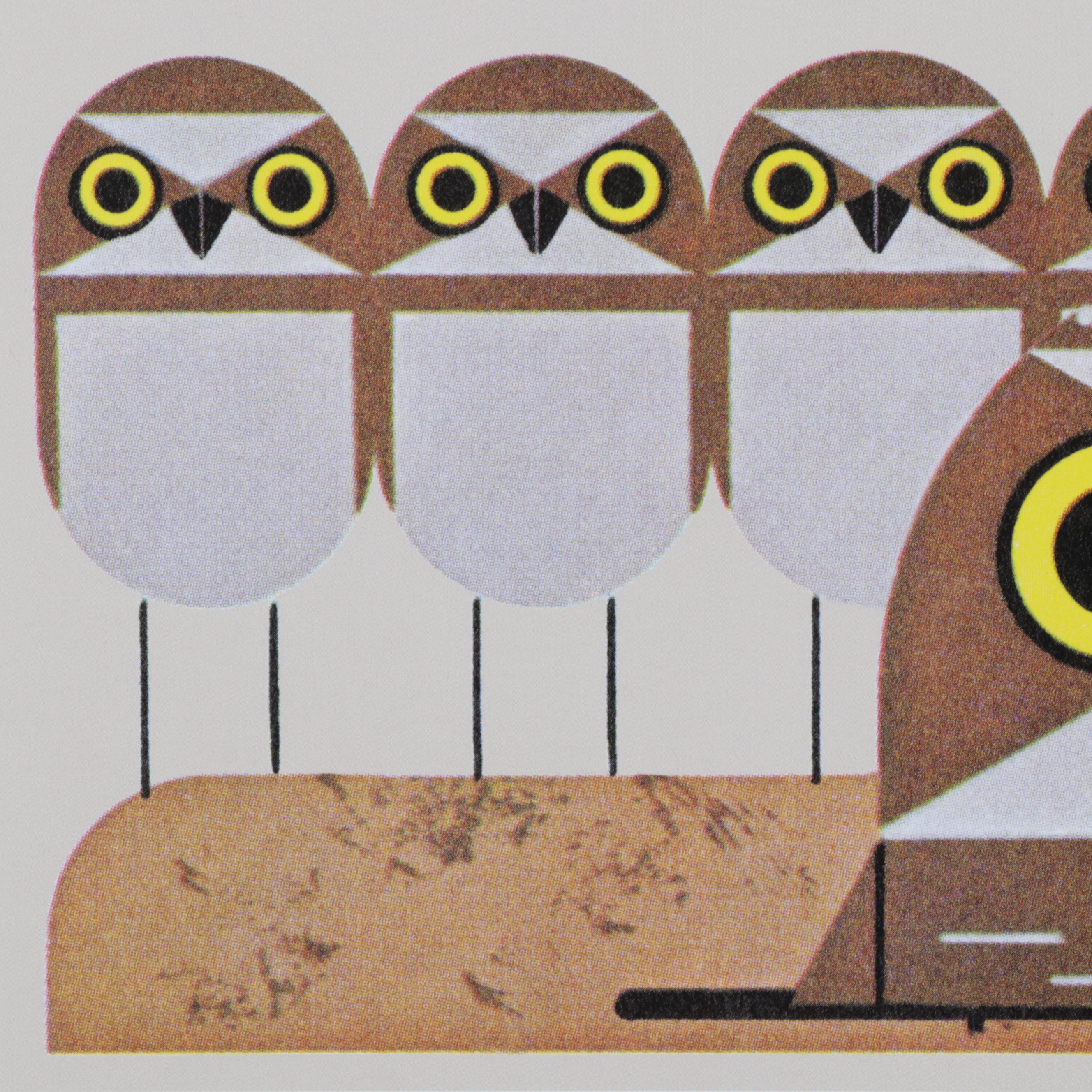 Offset Lithograph After Charley Harper "Full House," 21st Century