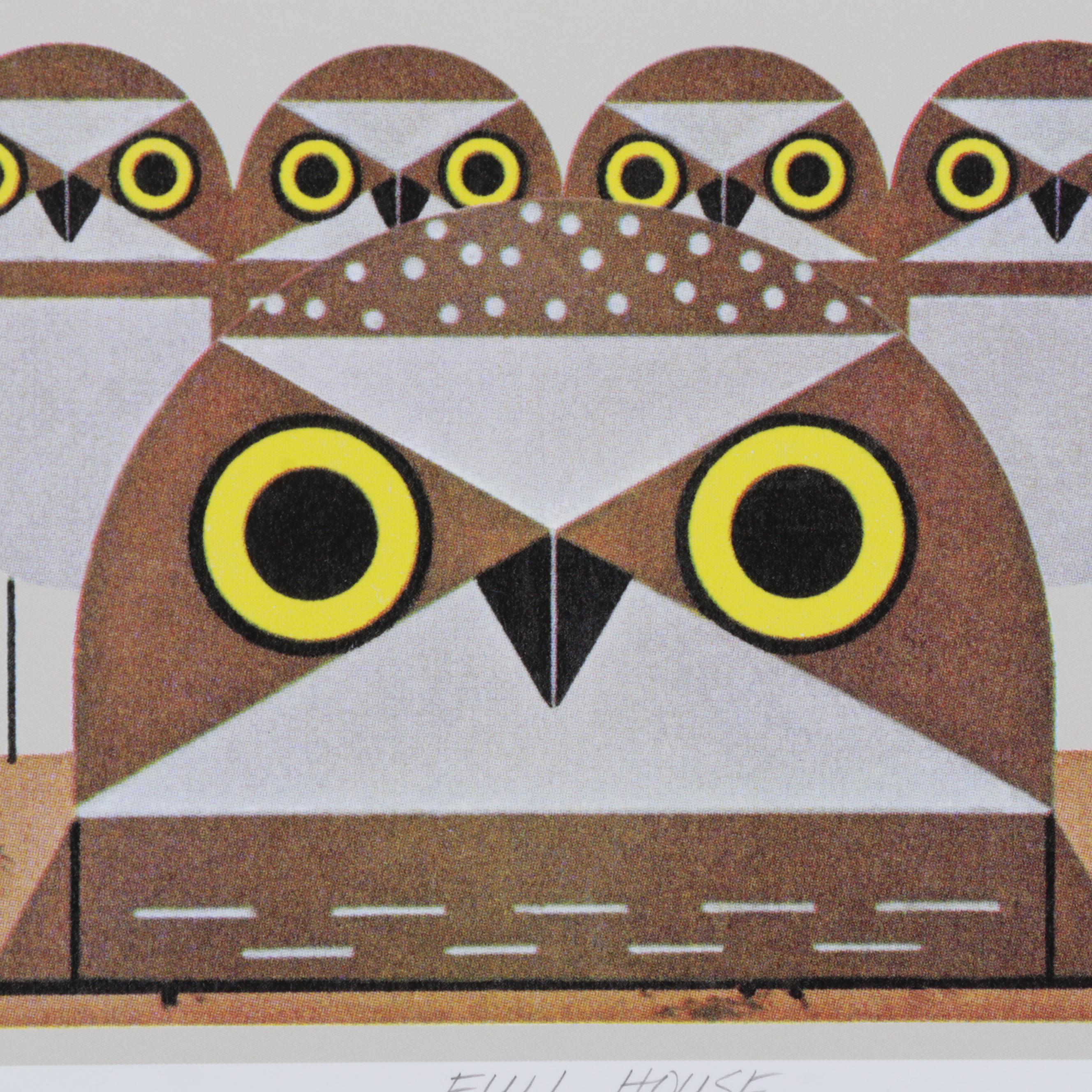 Offset Lithograph After Charley Harper "Full House," 21st Century