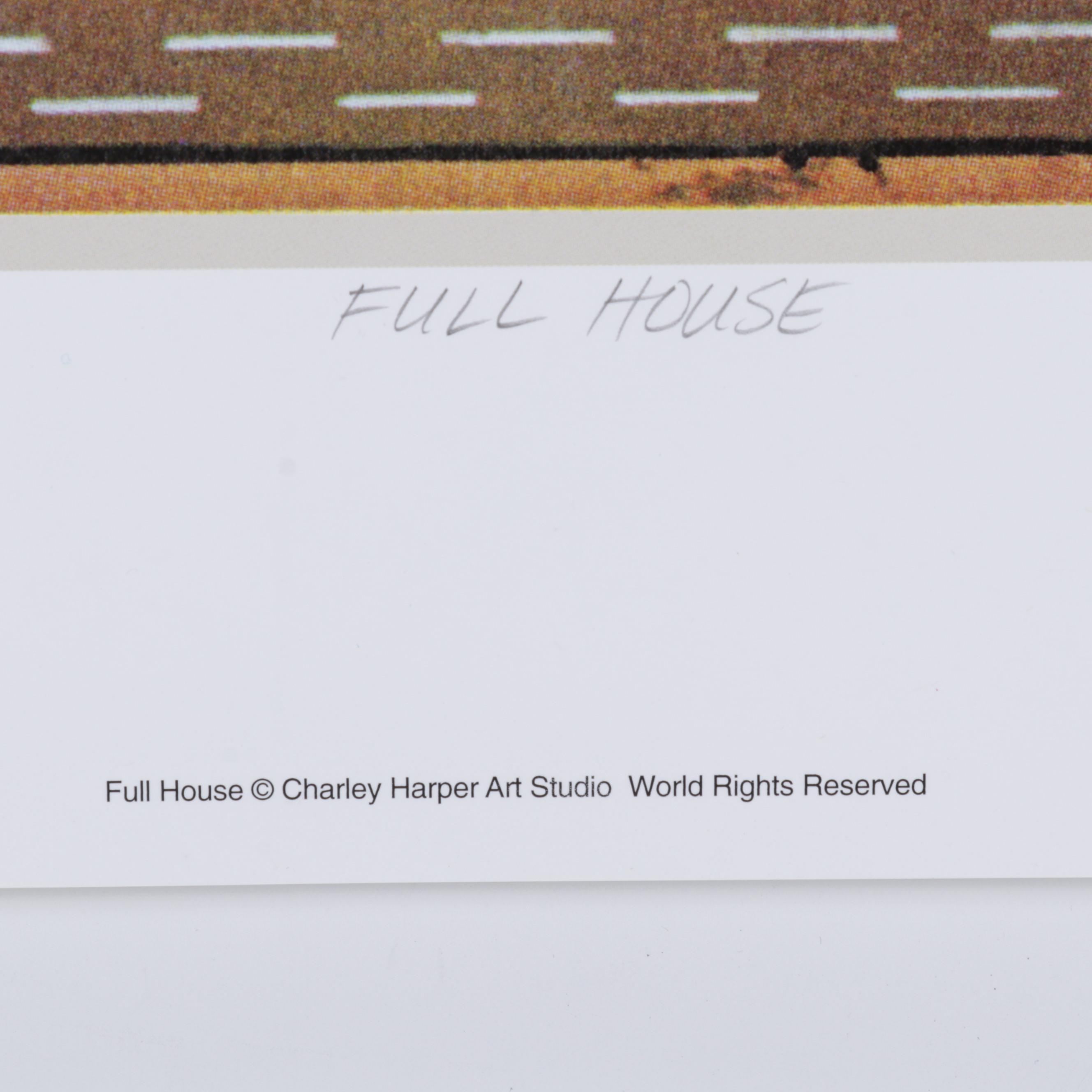 Offset Lithograph After Charley Harper "Full House," 21st Century