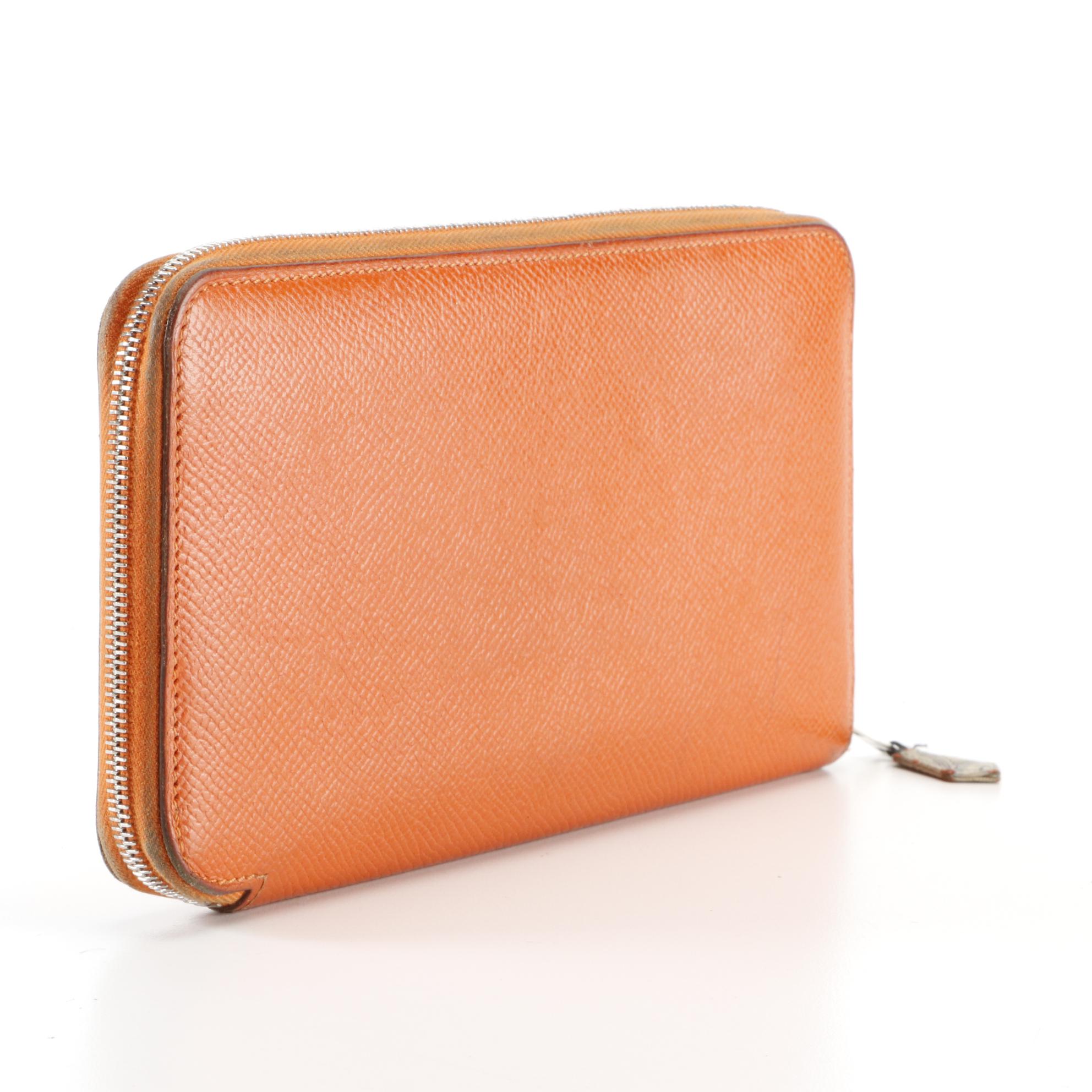 Hermès Epsom Leather Zip-Around Wallet