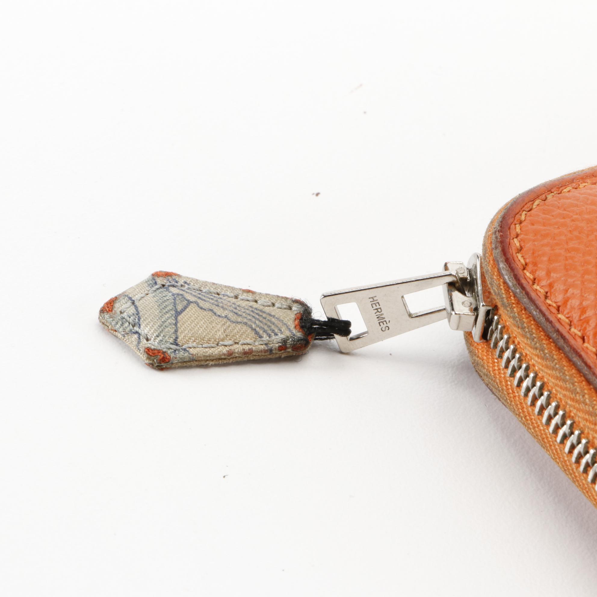 Hermès Epsom Leather Zip-Around Wallet