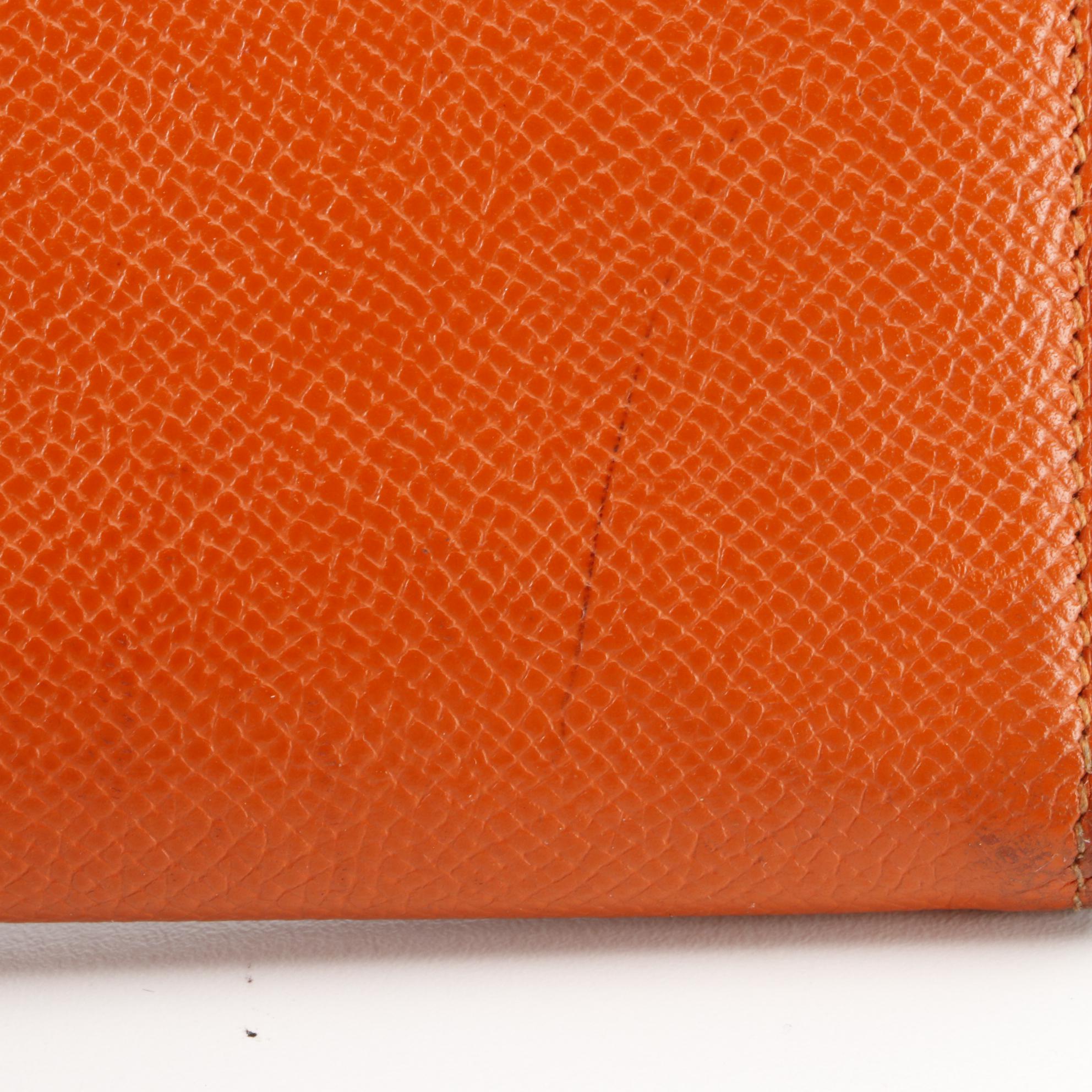 Hermès Epsom Leather Zip-Around Wallet