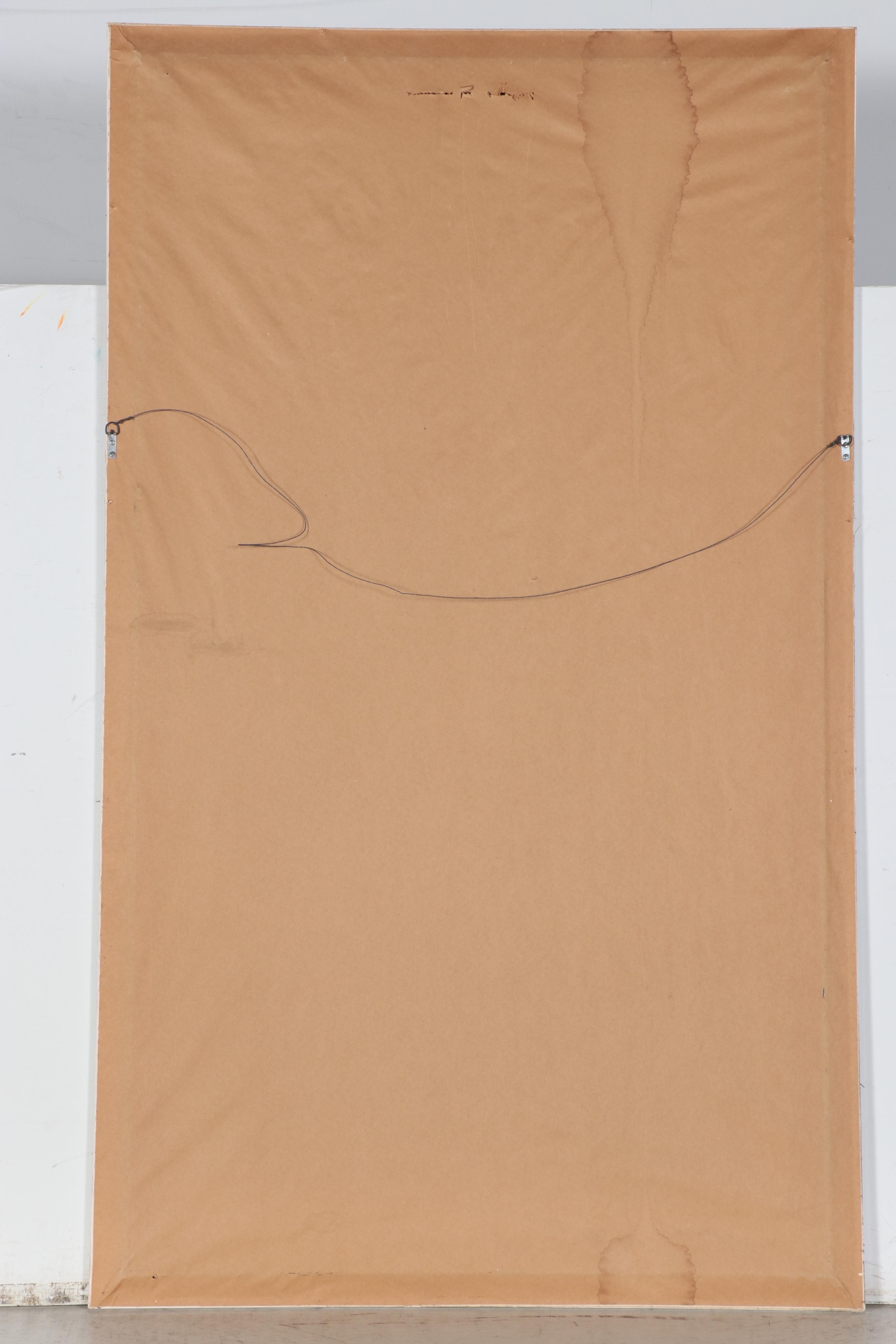 East Asian Ink Wash Painting of Mountain Landscape