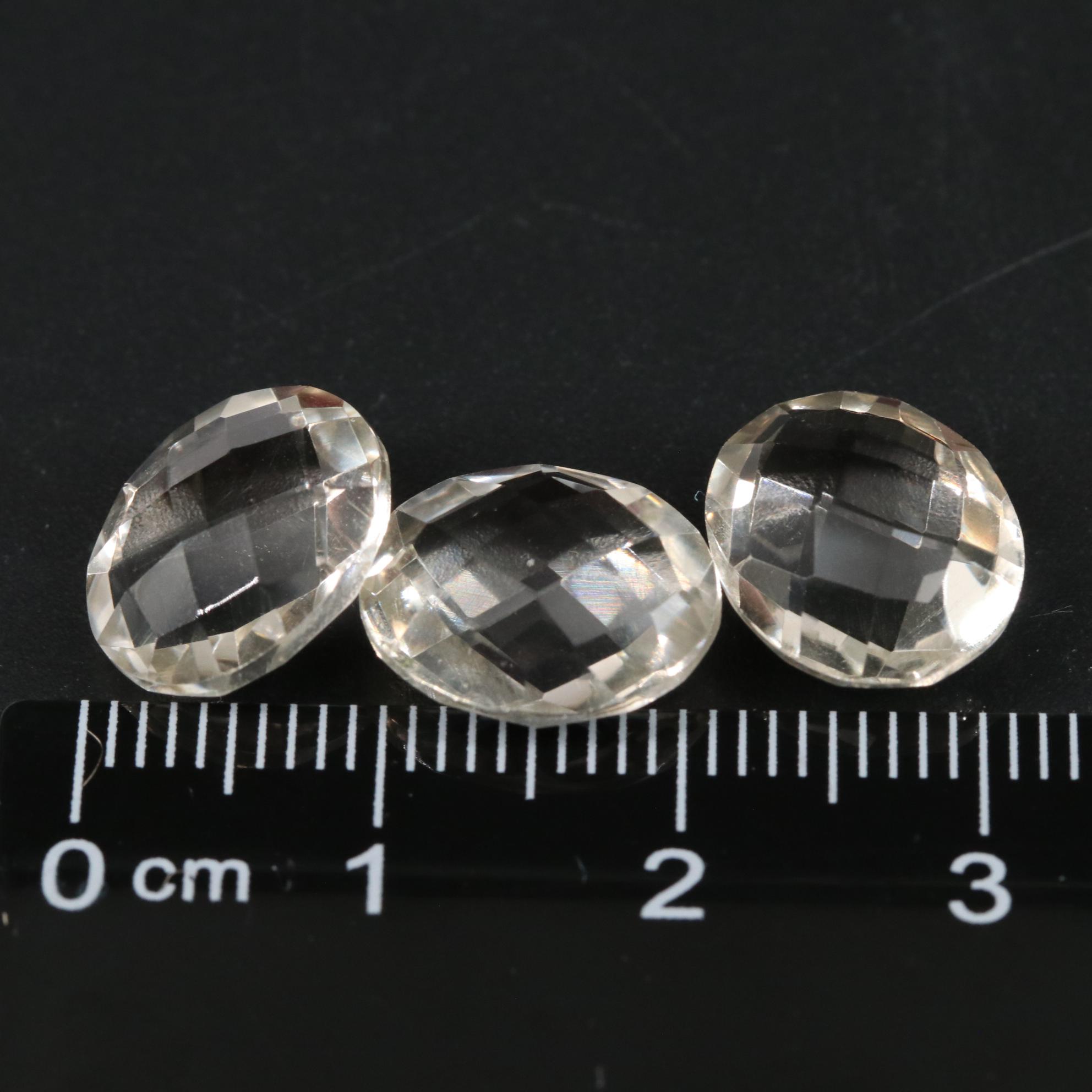 Loose 12.84 CTW Prasiolite