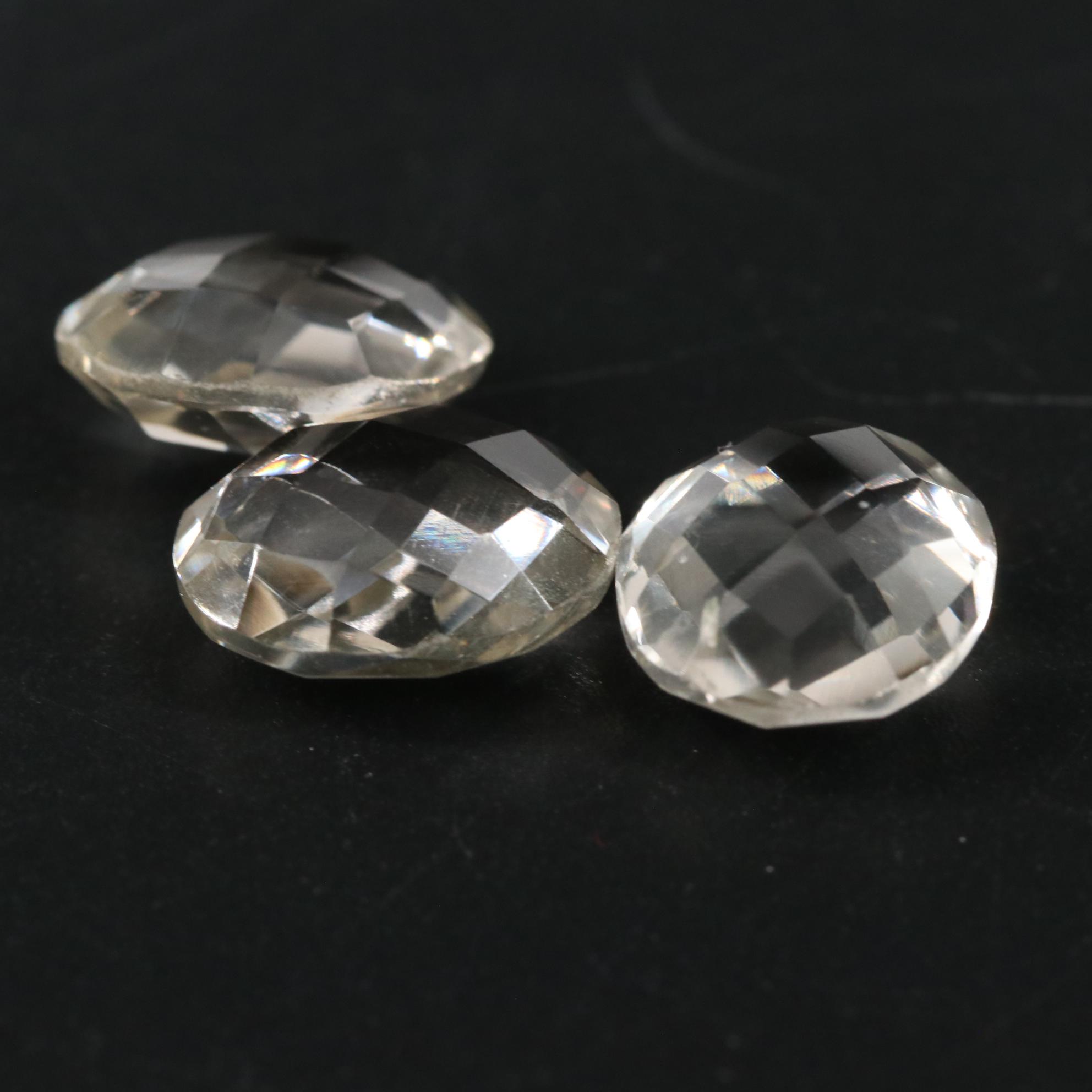 Loose 12.84 CTW Prasiolite