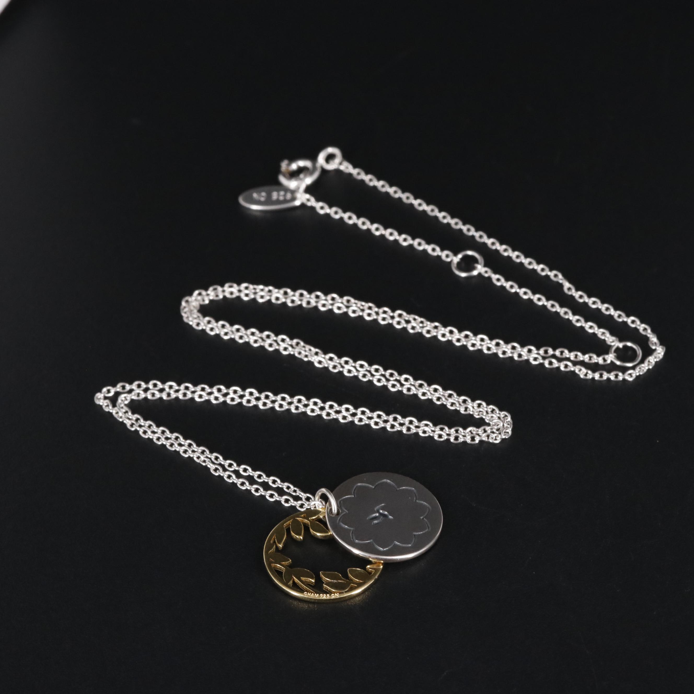 Sterling Family Pendant Necklace