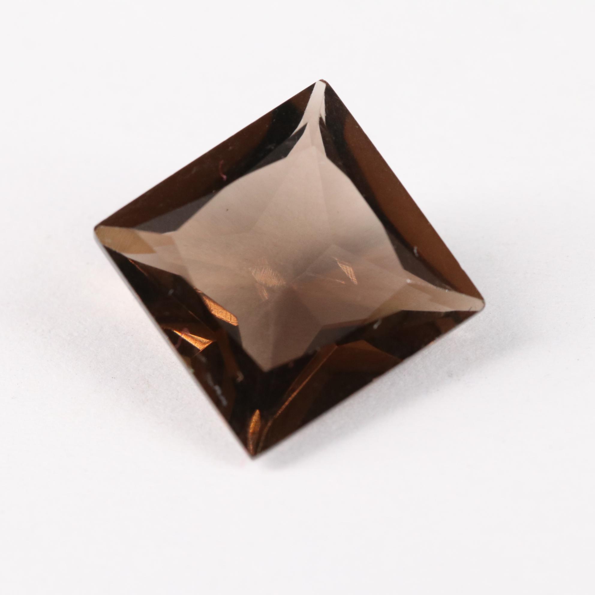 Loose 6.56 CT Smoky Quartz