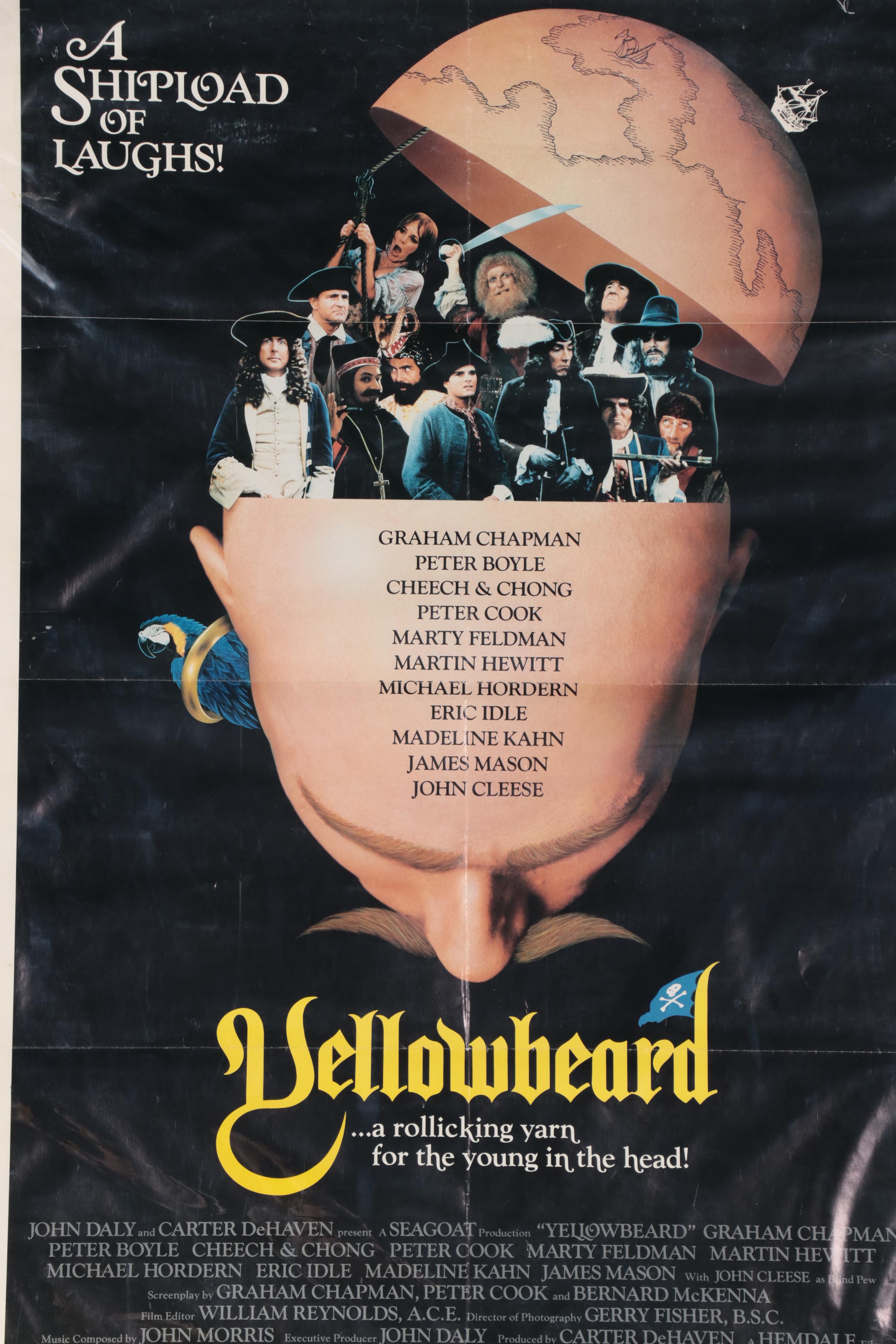 "Yellowbeard" One Sheet Film Poster, 1983