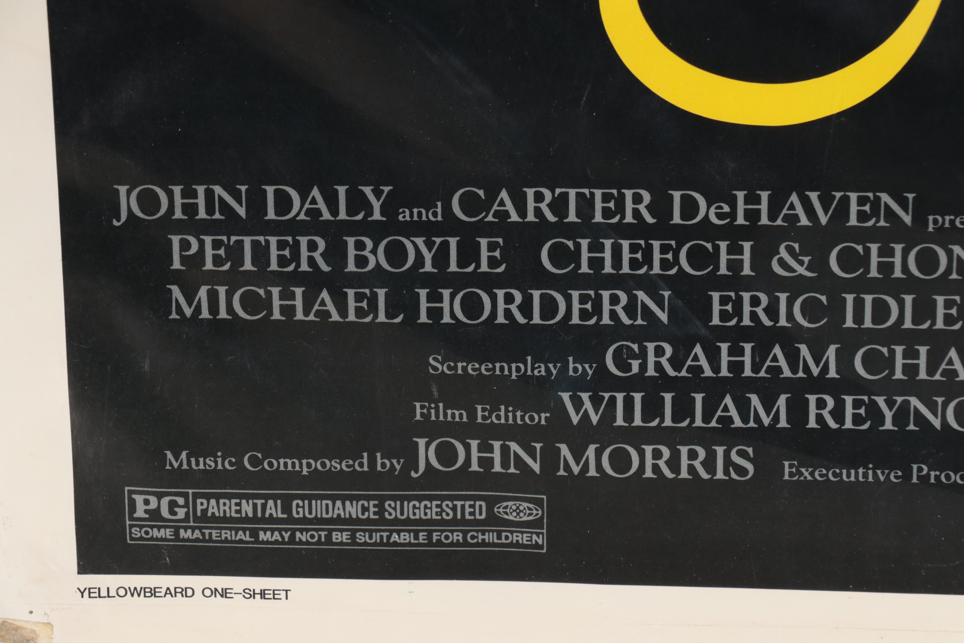 "Yellowbeard" One Sheet Film Poster, 1983