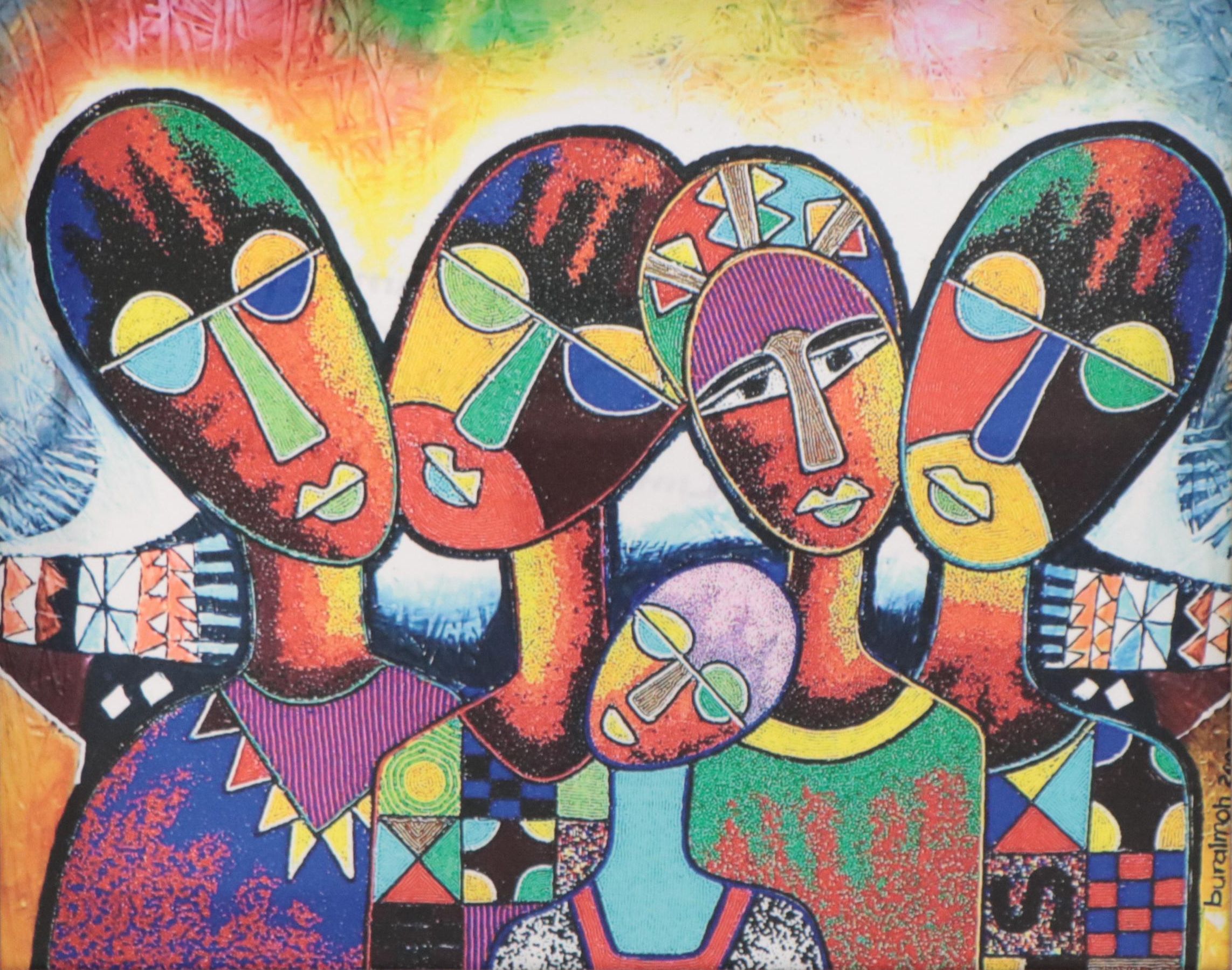 Chief Jimoh Buraimoh Giclée "Strong Family," 2023