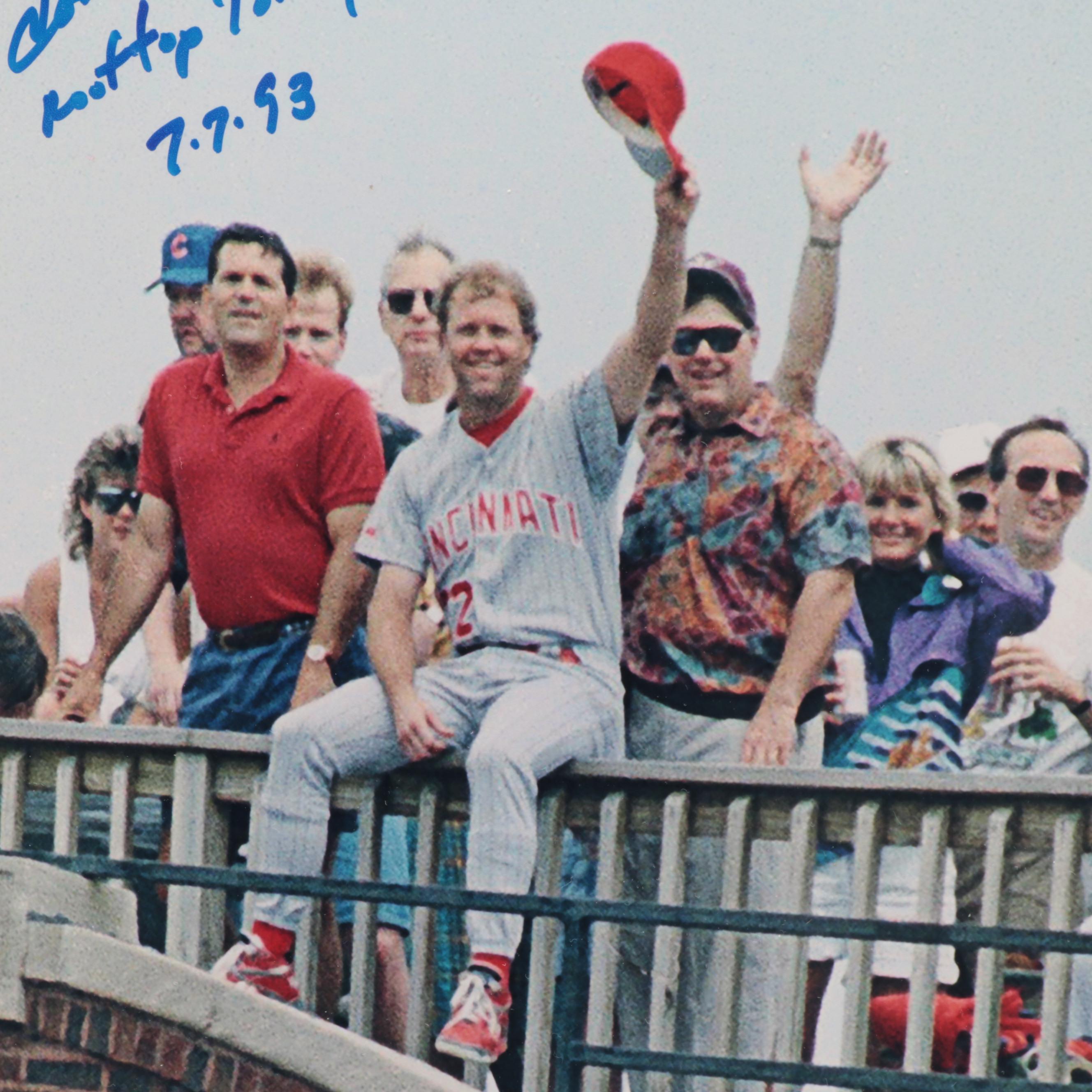 Tom Browning Signed "Rooftop Tommy 7-7-93" Perfect Game Cincinnati Reds Giclée