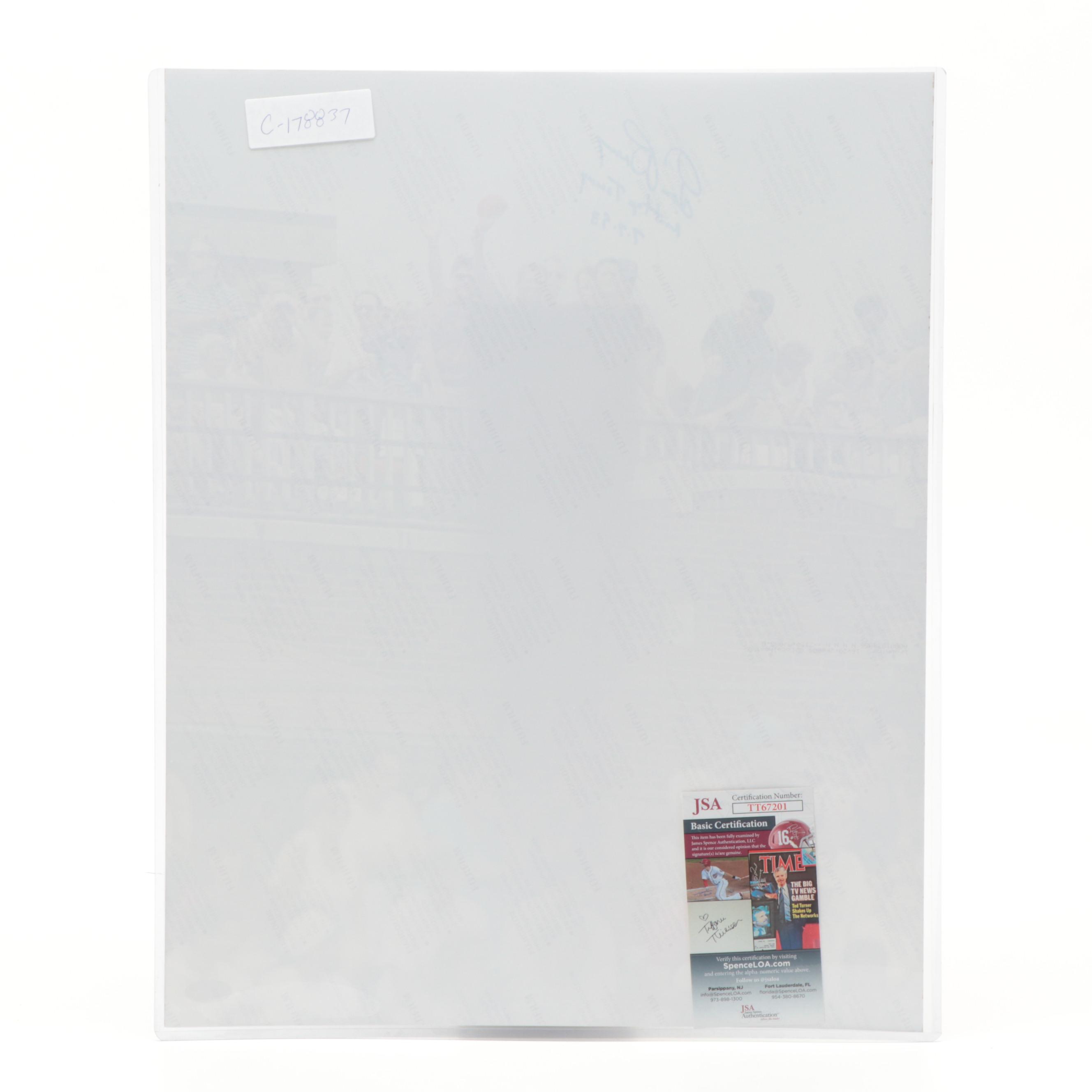 Tom Browning Signed "Rooftop Tommy 7-7-93" Perfect Game Cincinnati Reds Giclée