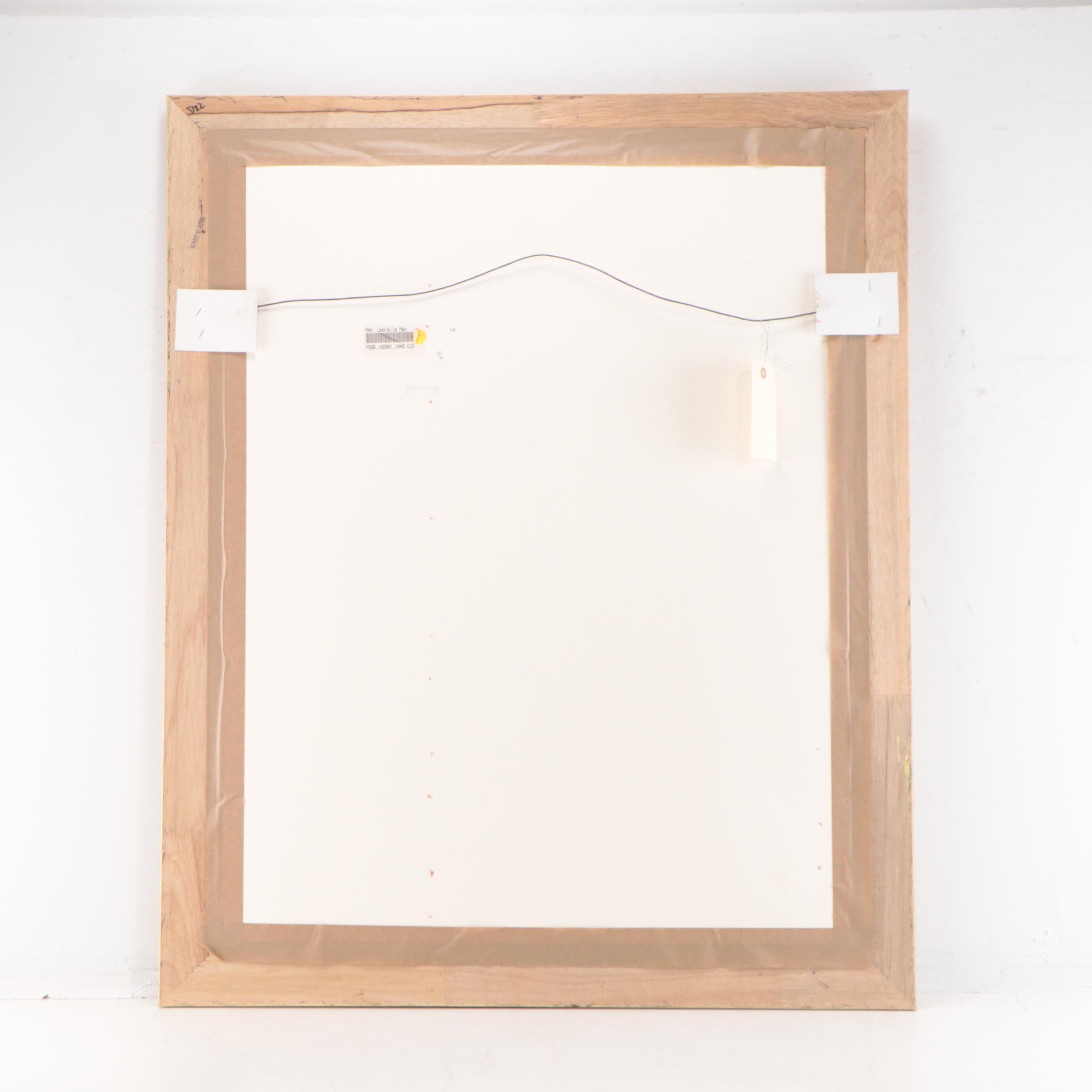 Peter Max Hand-Embellished Offset Lithograph "Umbrella Man"