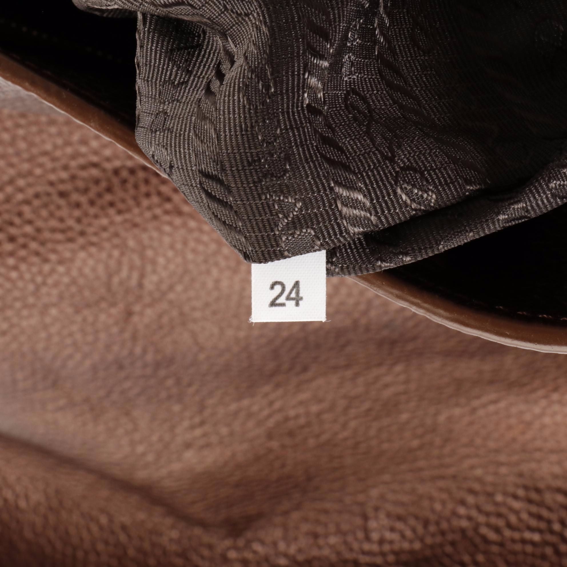 Prada Hobo Shoulder Bag in Metallic Finish Vitello Daino Leather