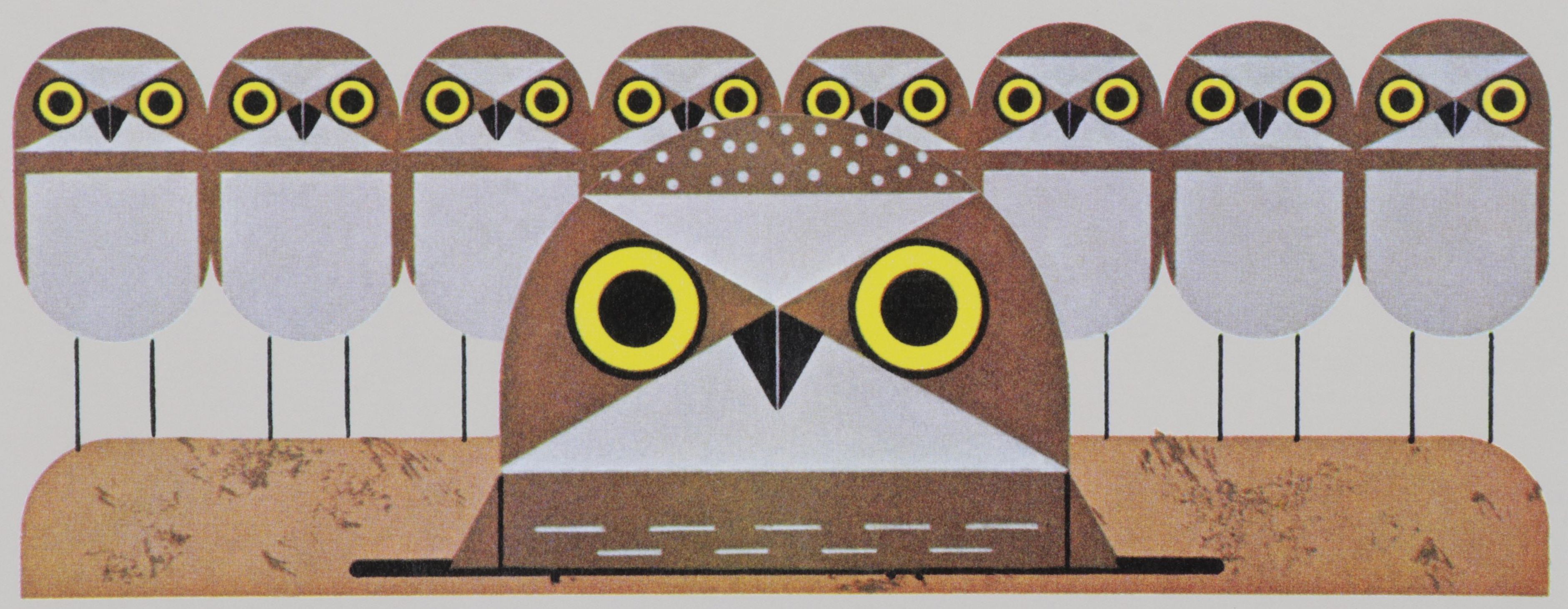 Offset Lithograph After Charley Harper "Full House," 21st Century
