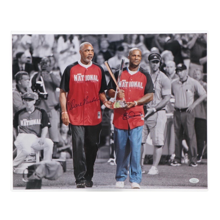 Eric Davis and Dave Parker Signed Cincinnati Reds 2015 Home Run Derby Giclée