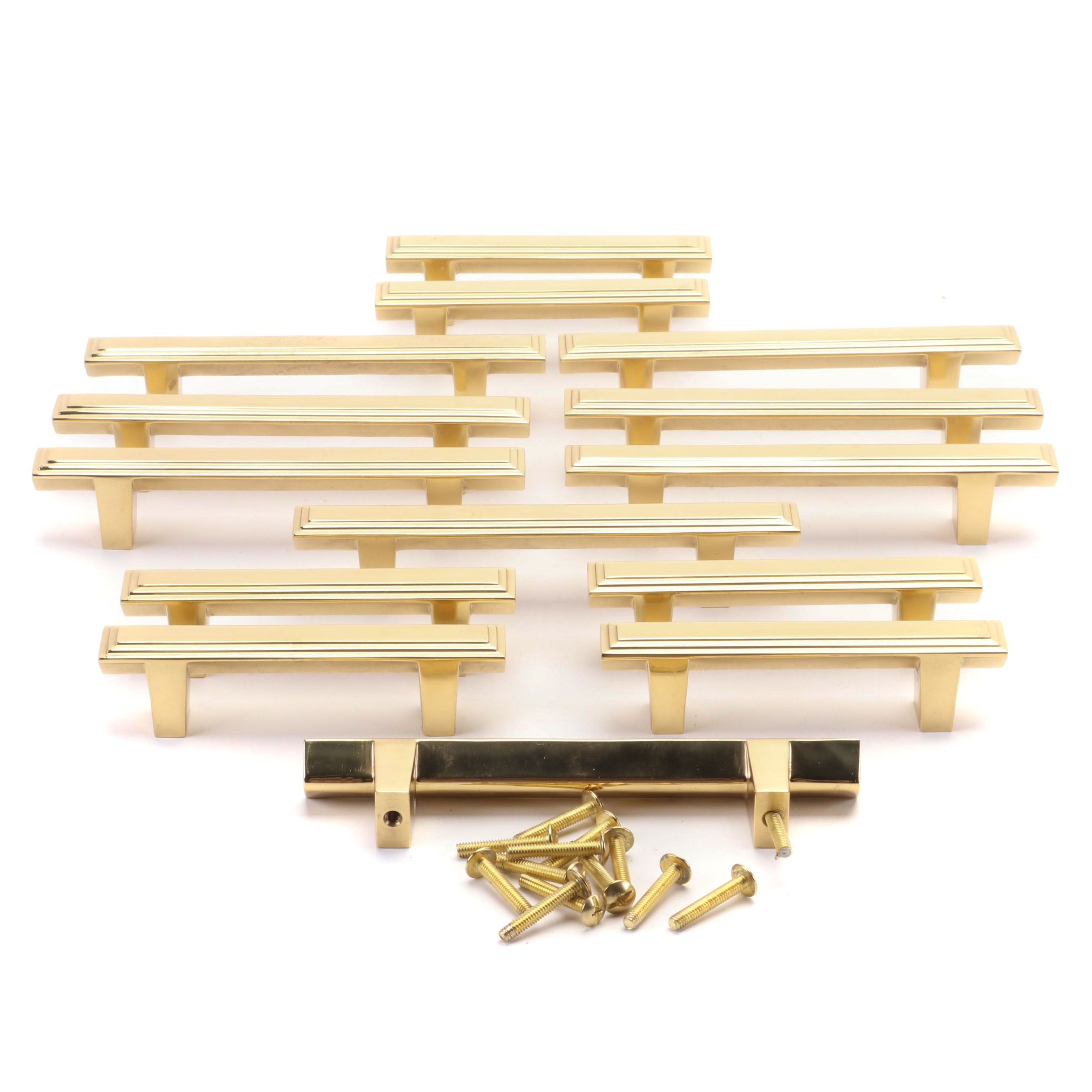Polished Brass Finish Cabinet Pulls