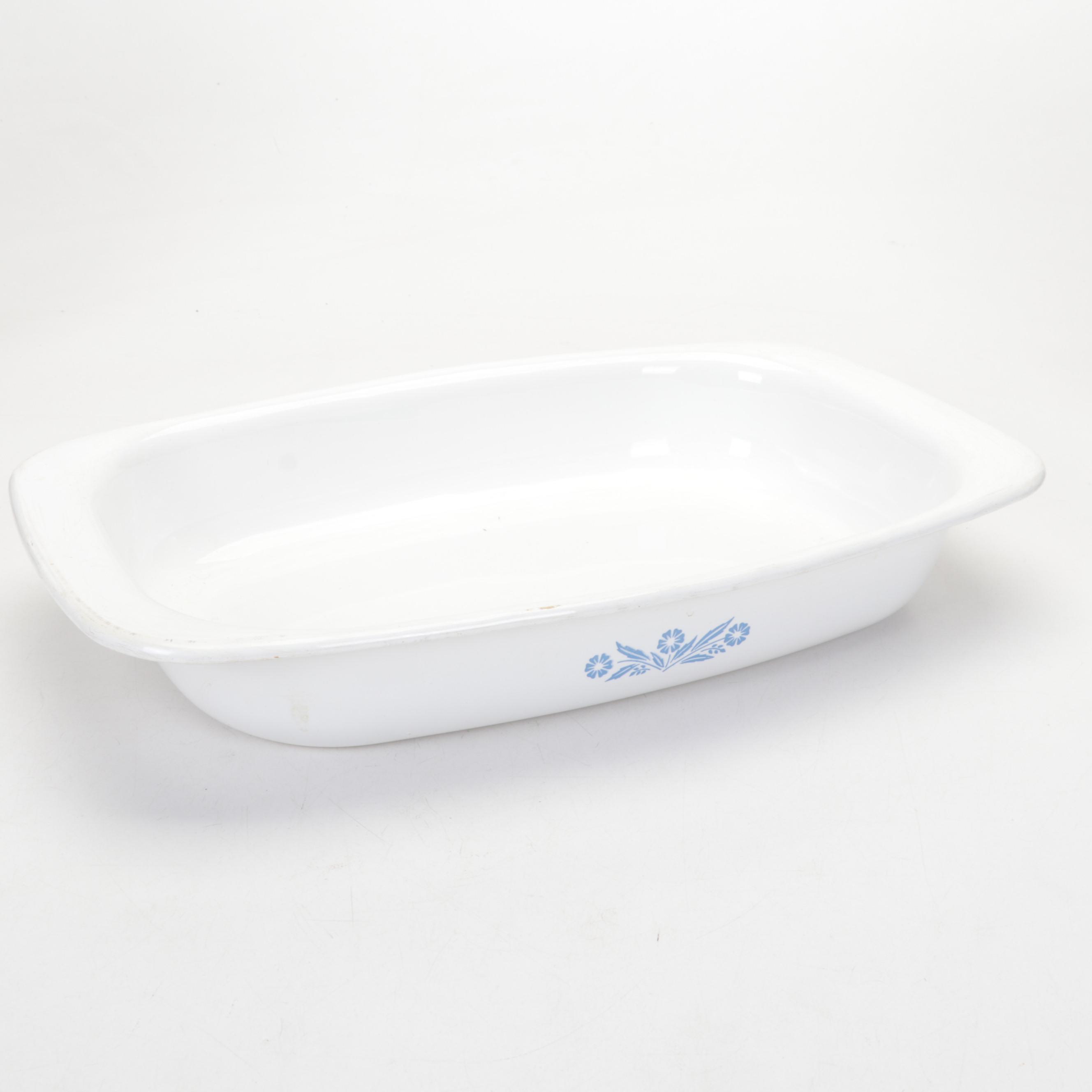 Corningware Casserole Dish with Pottery Barn and Other Enamelware