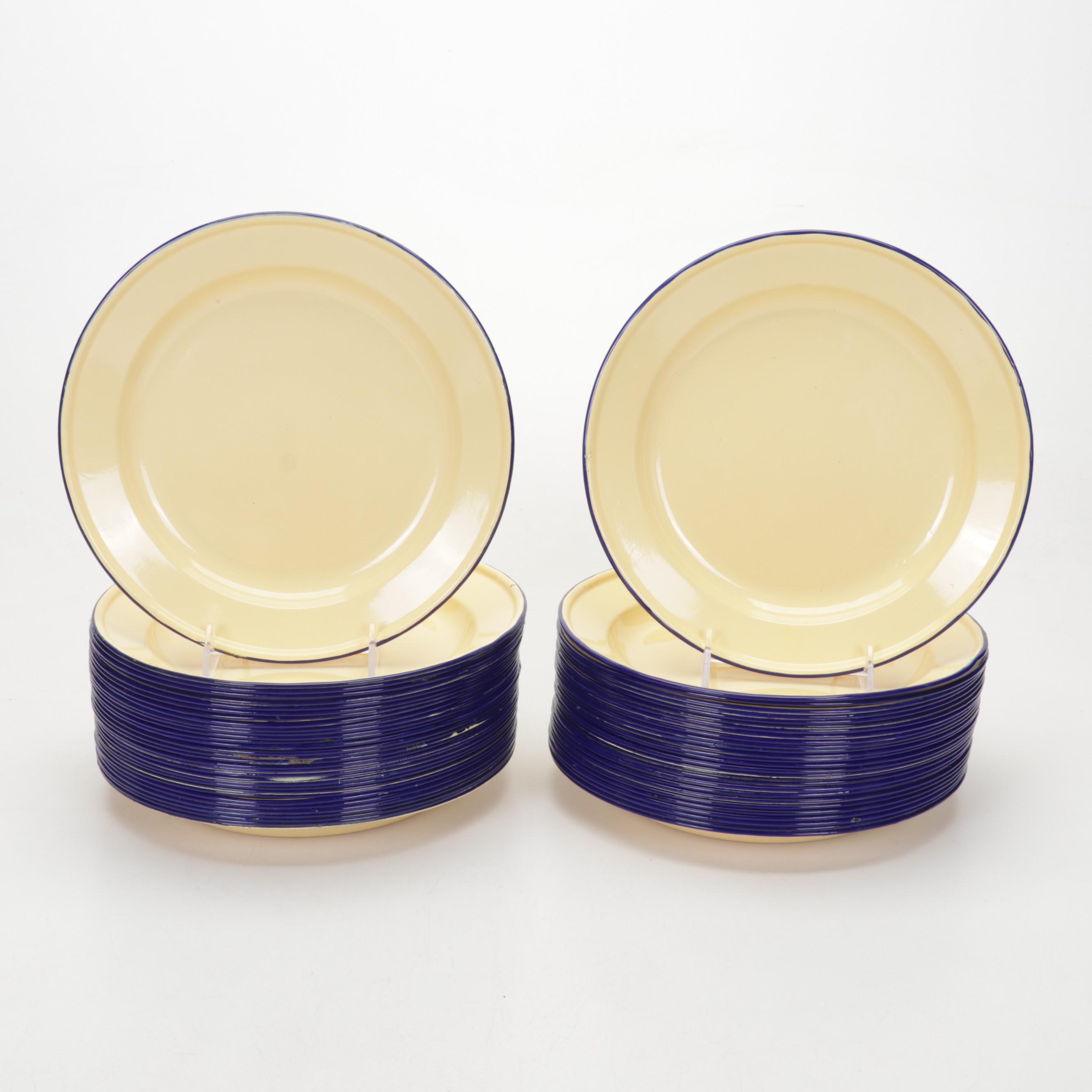 Corningware Casserole Dish with Pottery Barn and Other Enamelware