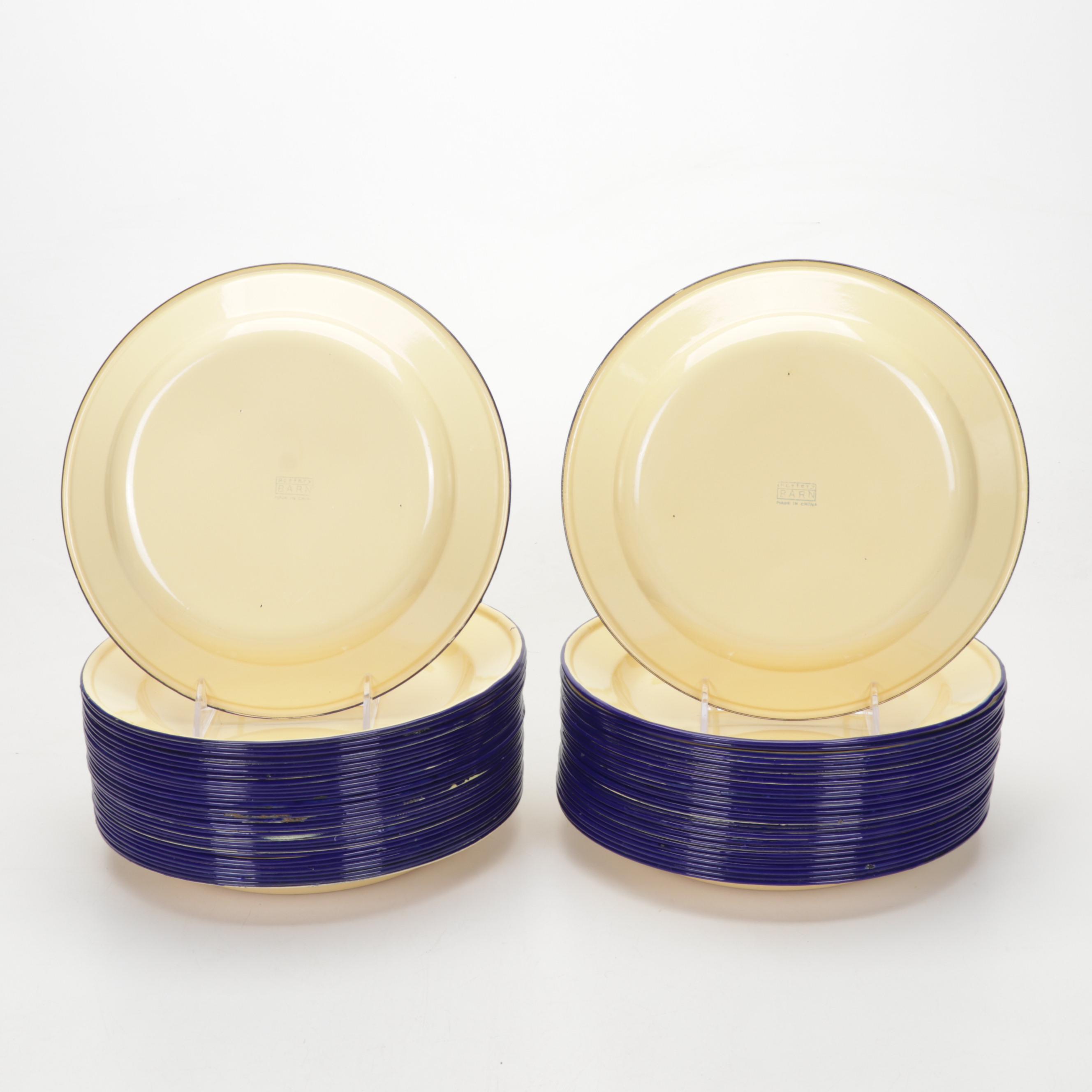 Corningware Casserole Dish with Pottery Barn and Other Enamelware