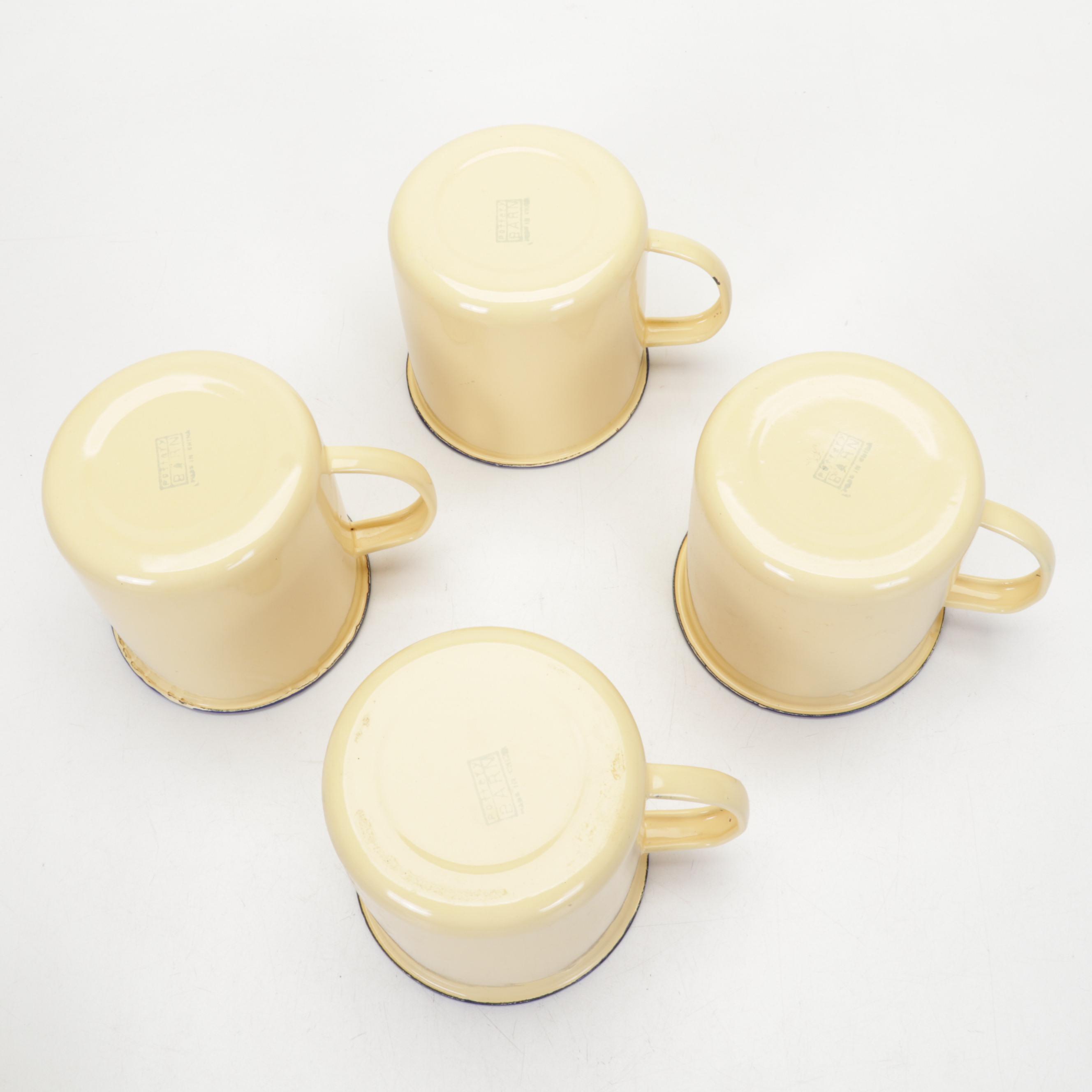 Corningware Casserole Dish with Pottery Barn and Other Enamelware