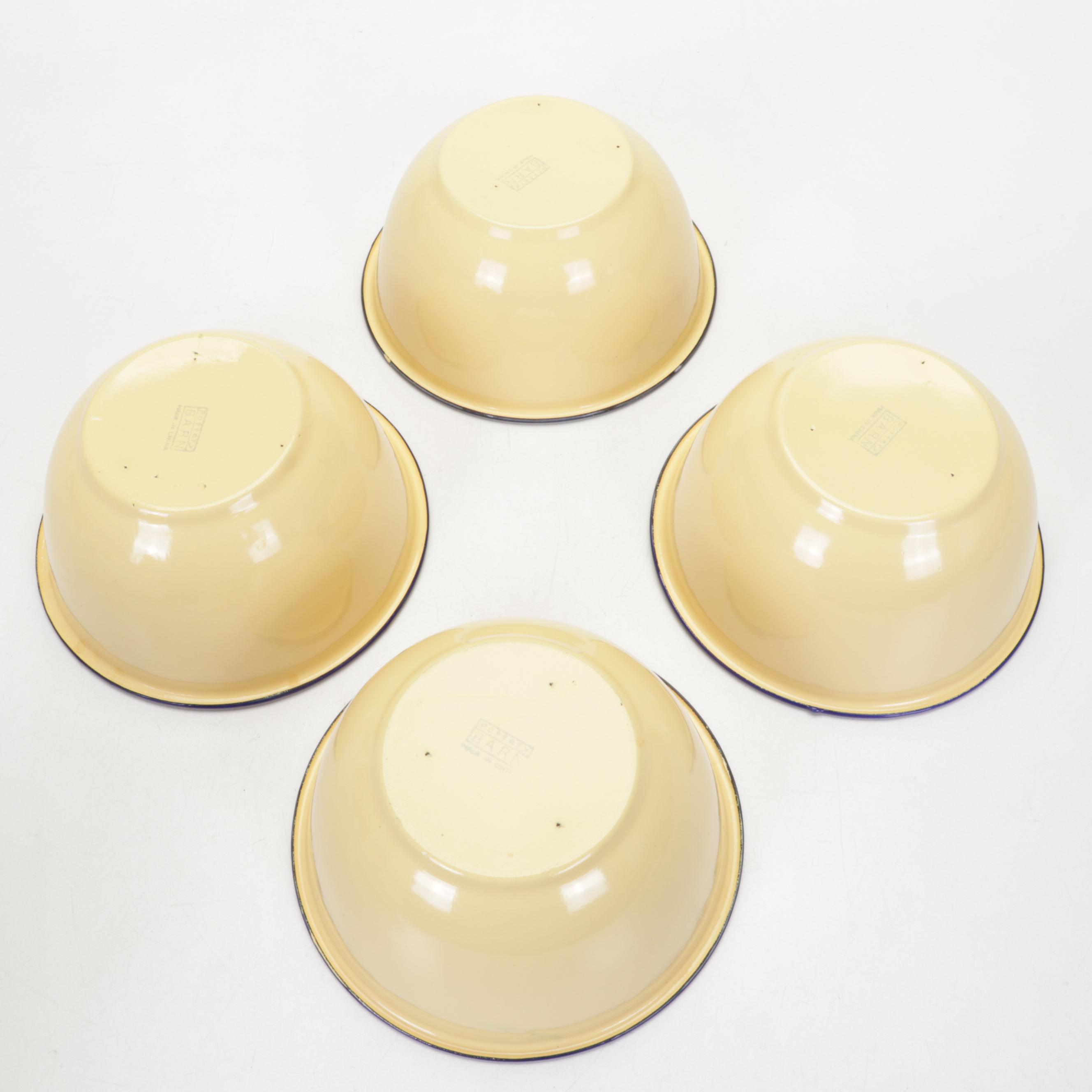 Corningware Casserole Dish with Pottery Barn and Other Enamelware