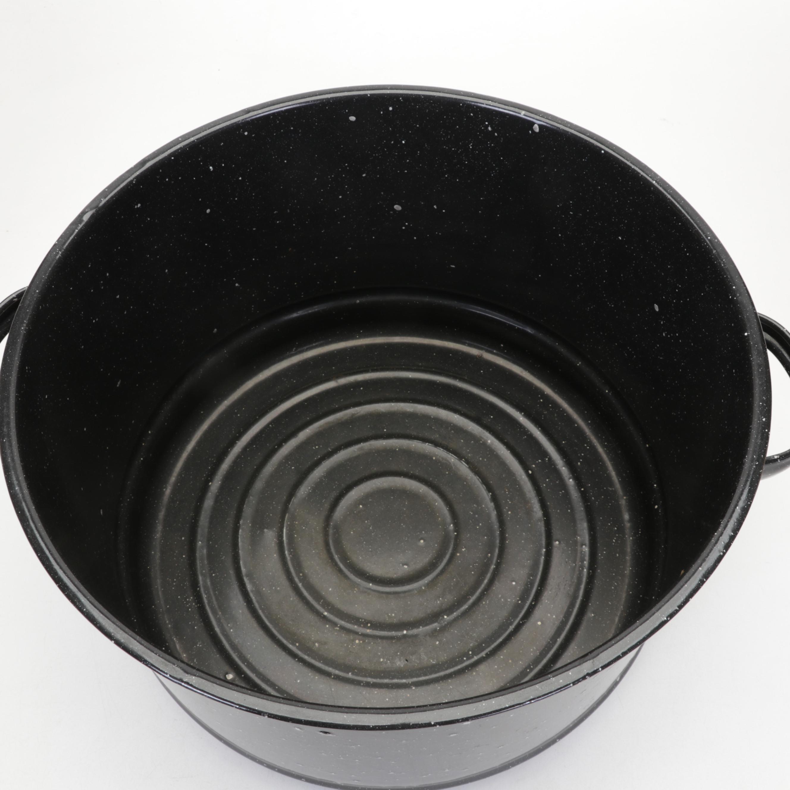 Corningware Casserole Dish with Pottery Barn and Other Enamelware