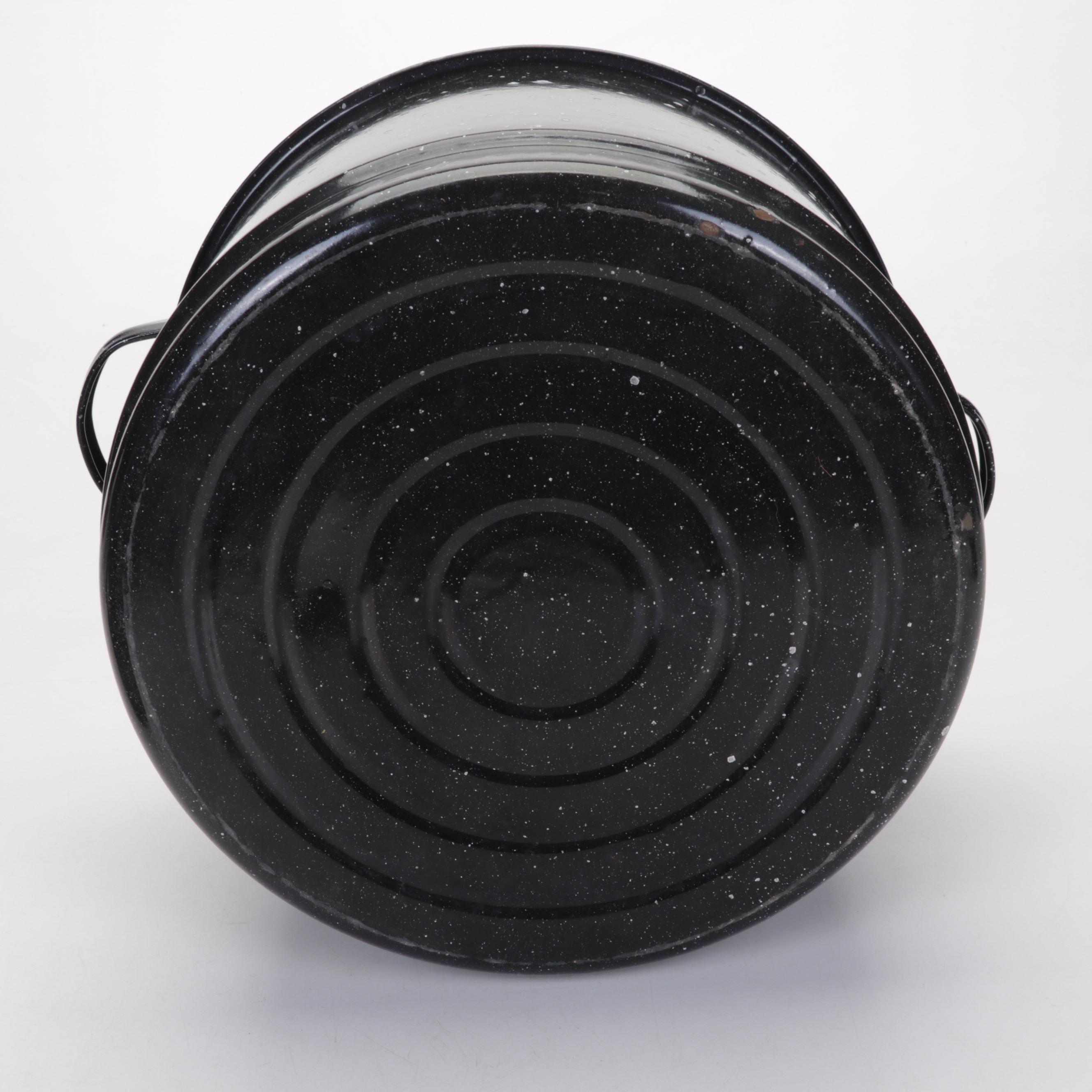 Corningware Casserole Dish with Pottery Barn and Other Enamelware