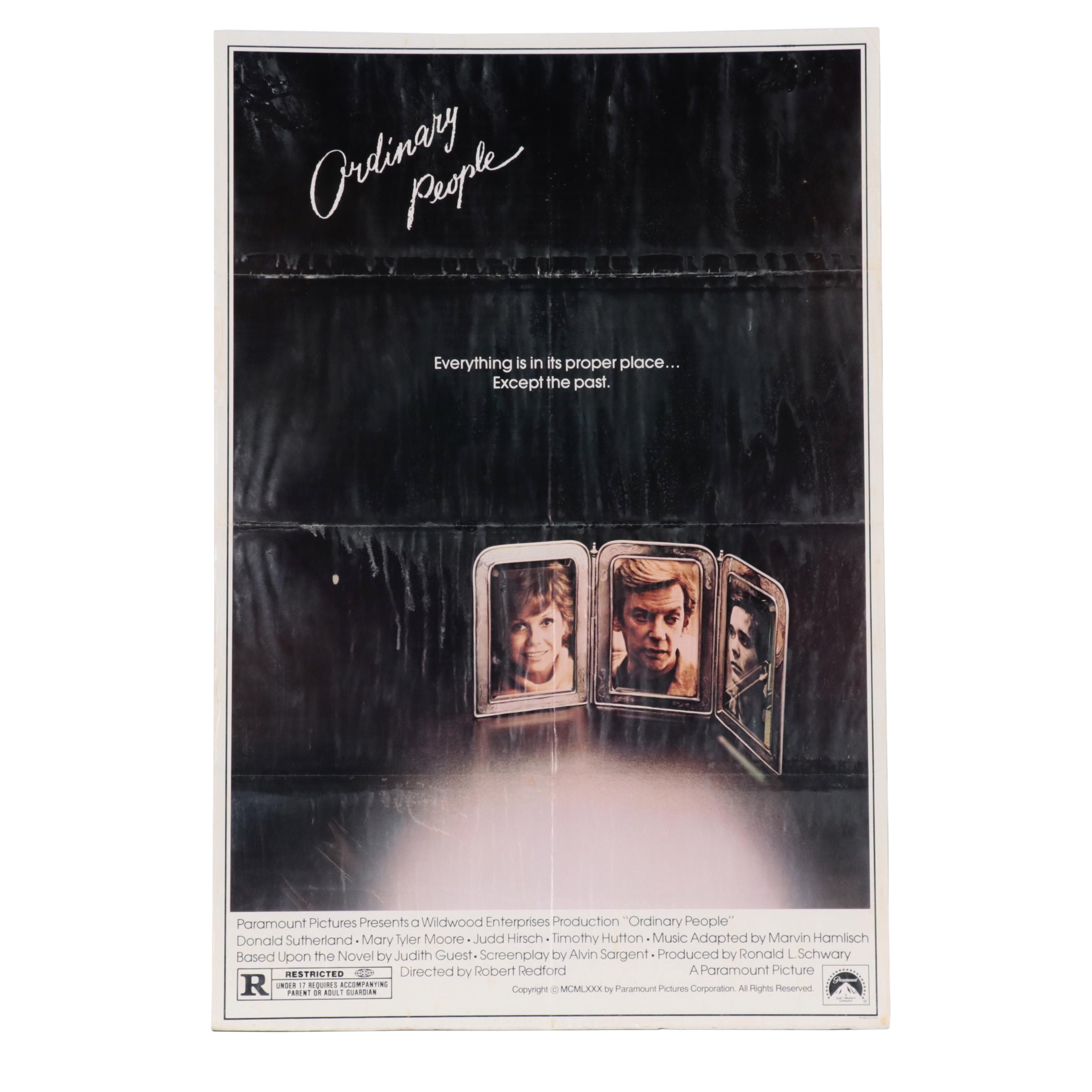 "Ordinary People" One Sheet Film Poster, 1980