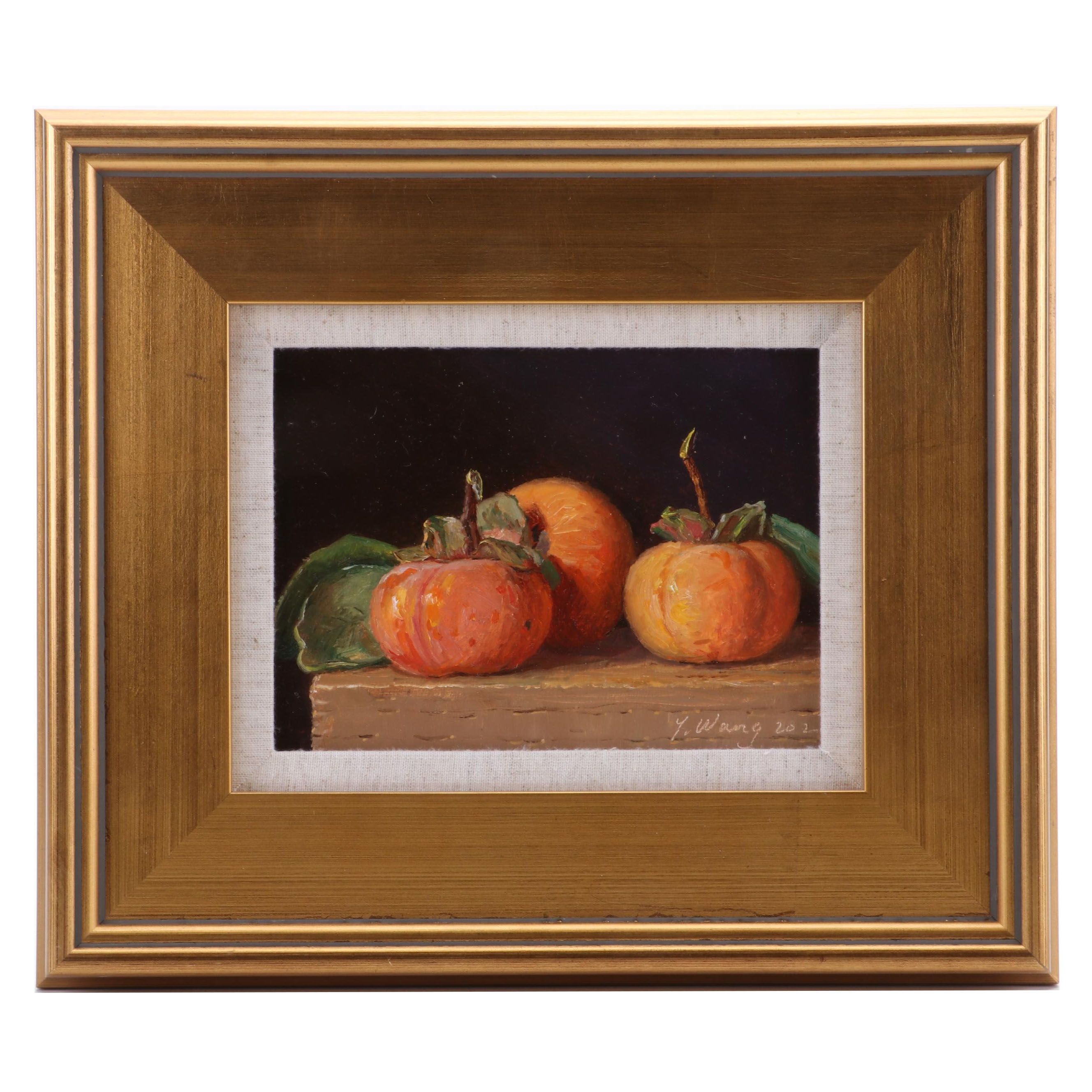 Y. Wang Still Life Oil Painting, 2022