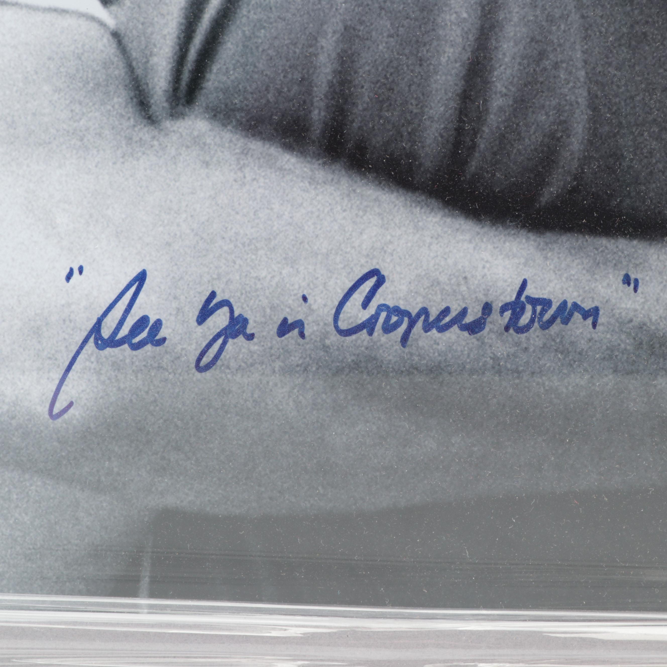 Johnny Bench and Tom Seaver Signed "See Ya in Cooperstown" Kiss Giclée