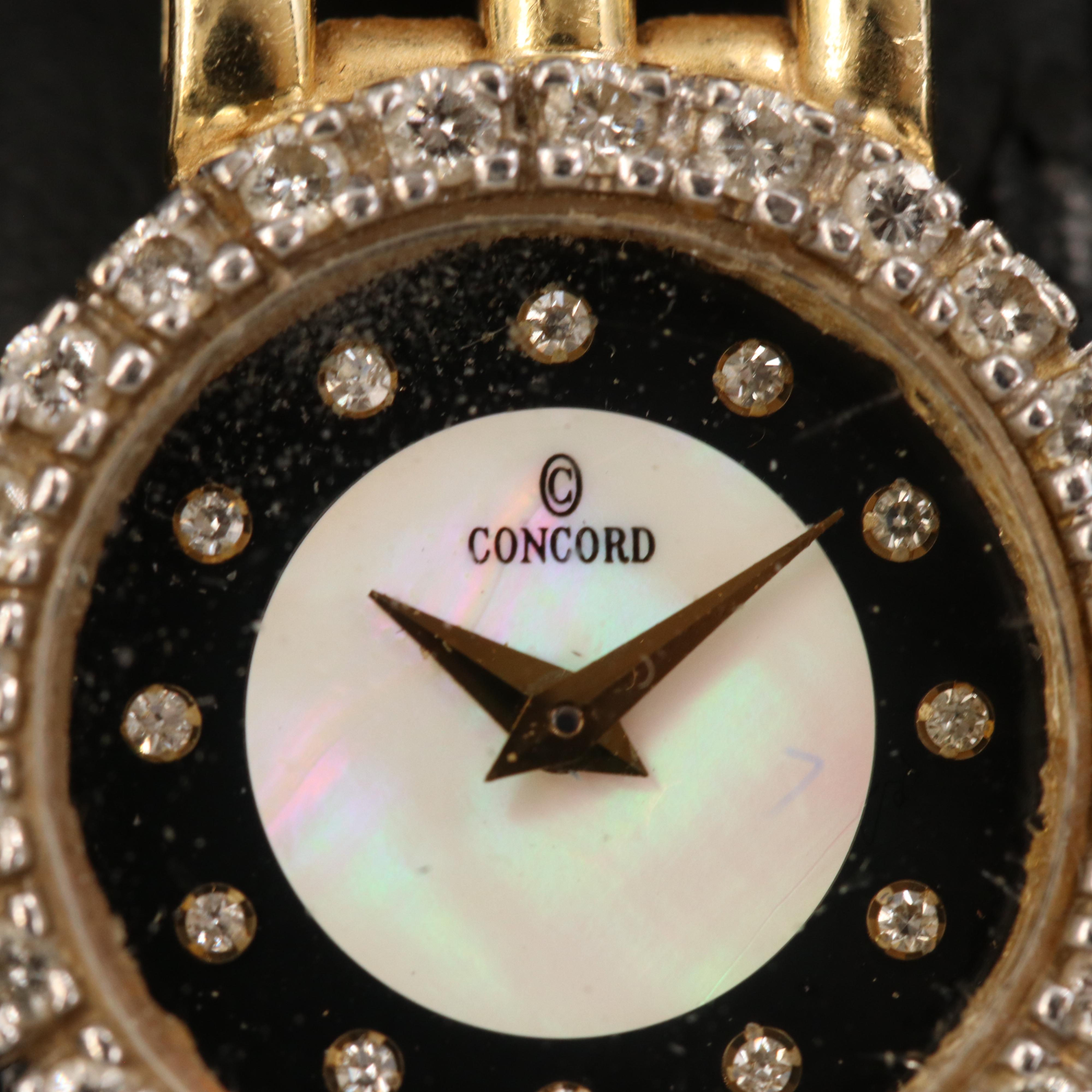 Vintage Concord 14K 0.55 CTW Diamond Watch