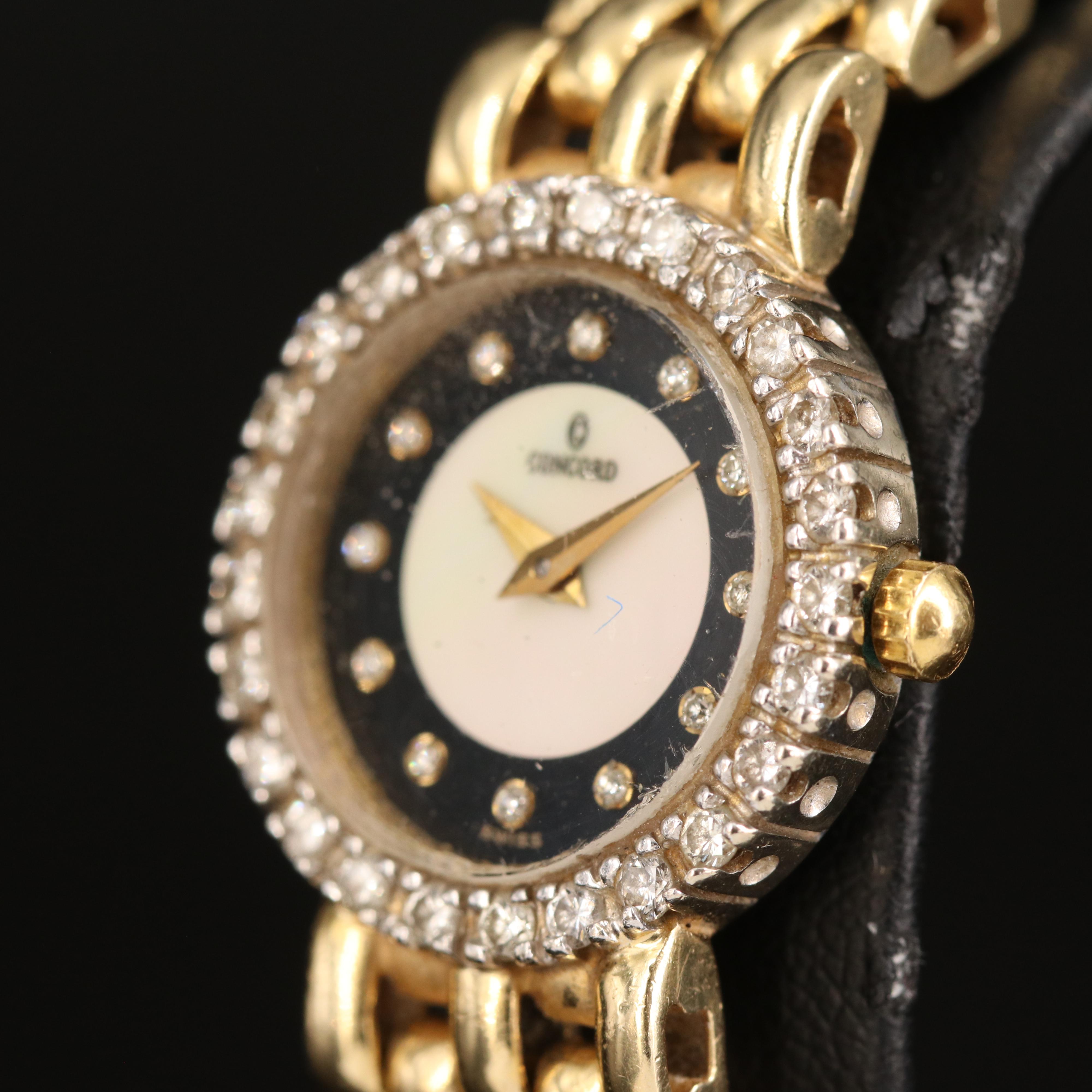 Vintage Concord 14K 0.55 CTW Diamond Watch