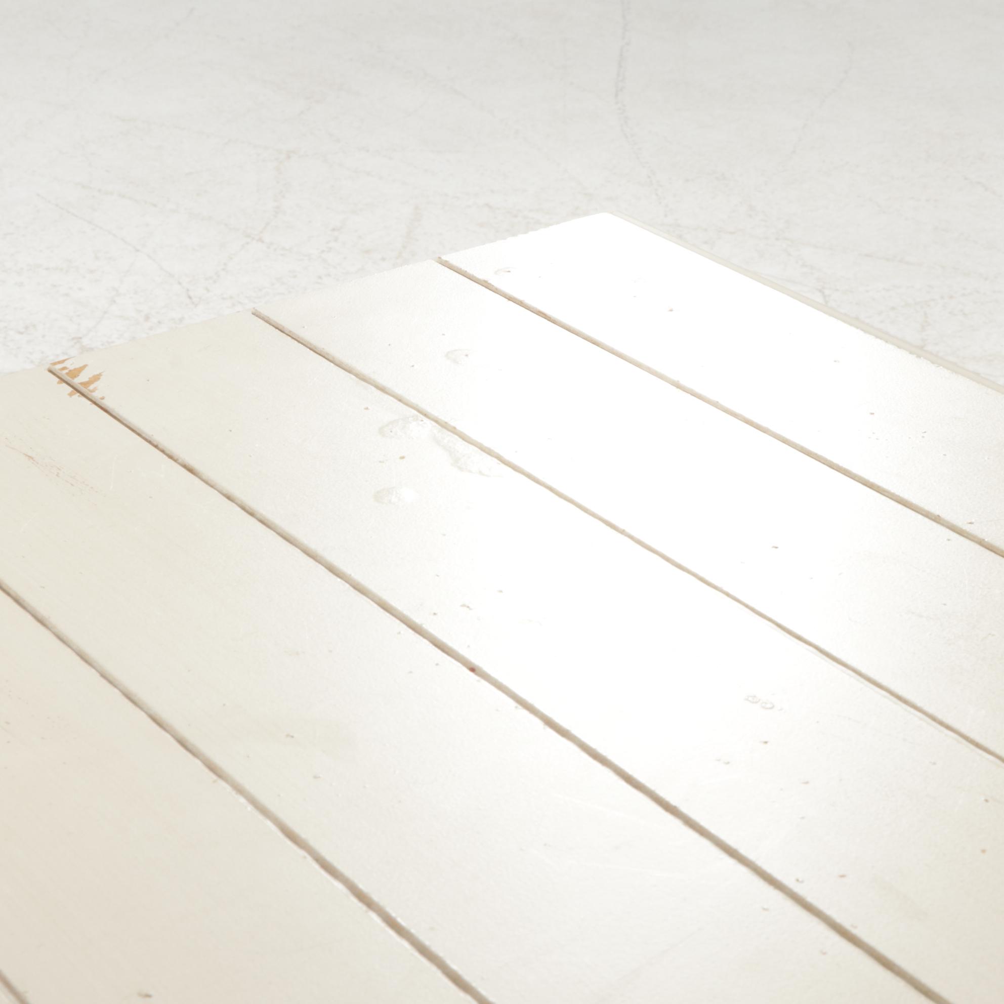 Cream Colored Painted Wood Side Table, 21st Century
