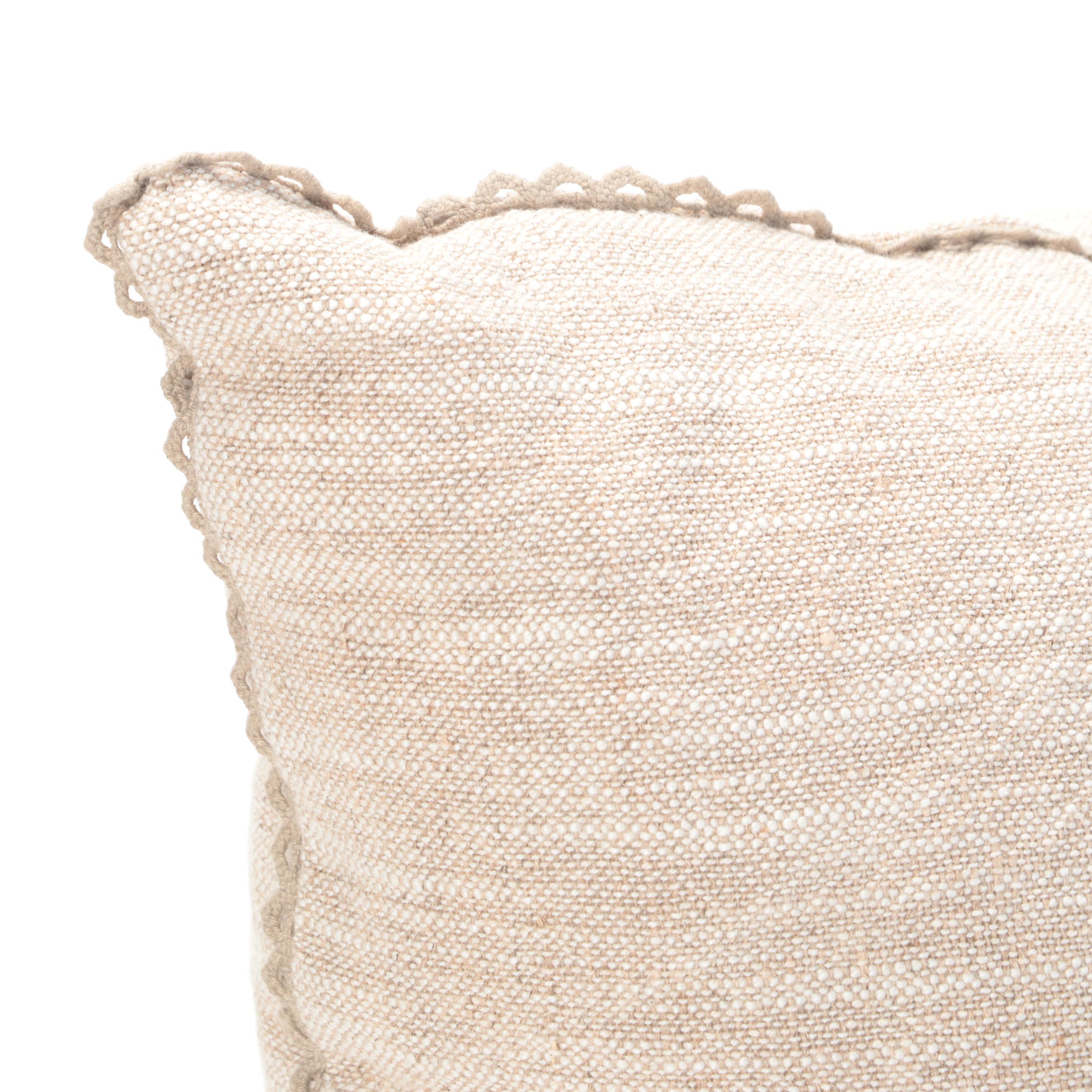 Pair of Threshold Throw Pillows with Magaschoni Faux Mohair Throw Blanket