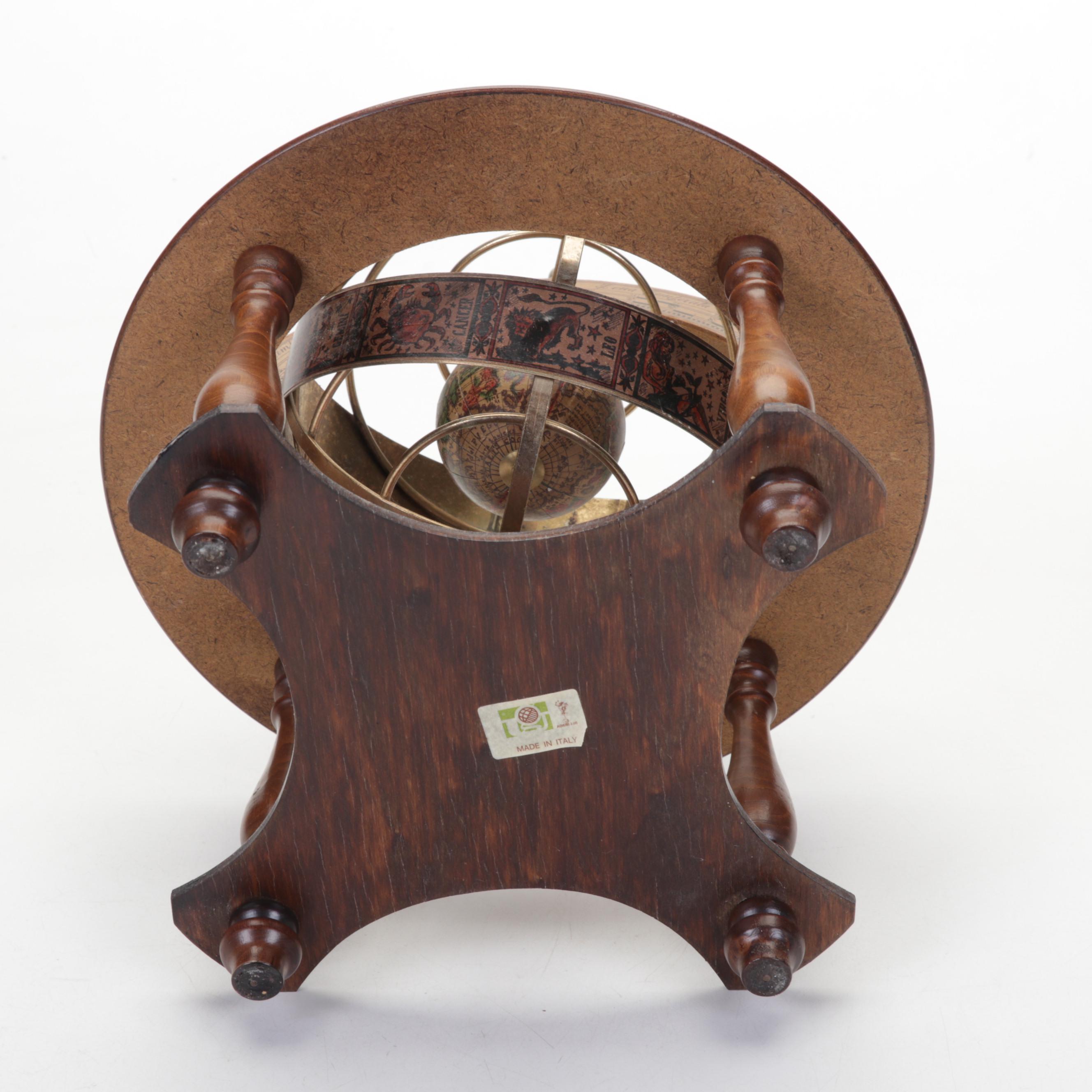 Zodiac Globe, Wooden Cars With Bust After Hermes of Praxiteles, and More